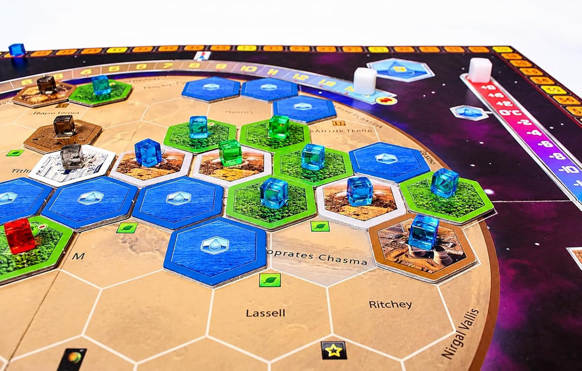 Terraforming Mars Strategy Board Game for Adults & Teens | 1-5 Players | Sci-Fi Engine Building, Tile Placement & Resource Management Family Board Game