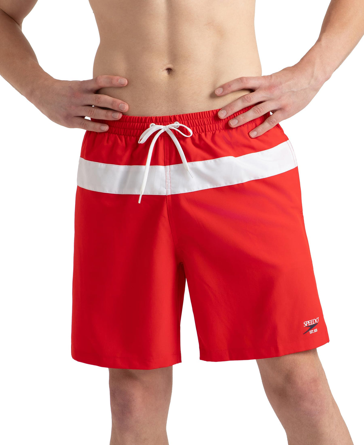 Speedo Men's 4 Way Comfort Stretch Volley Watershorts with Side Pockets | 100% Recycled Polyester | Water Repellent | Chlorine Resistant | UPF 50+ Sun Protectio
