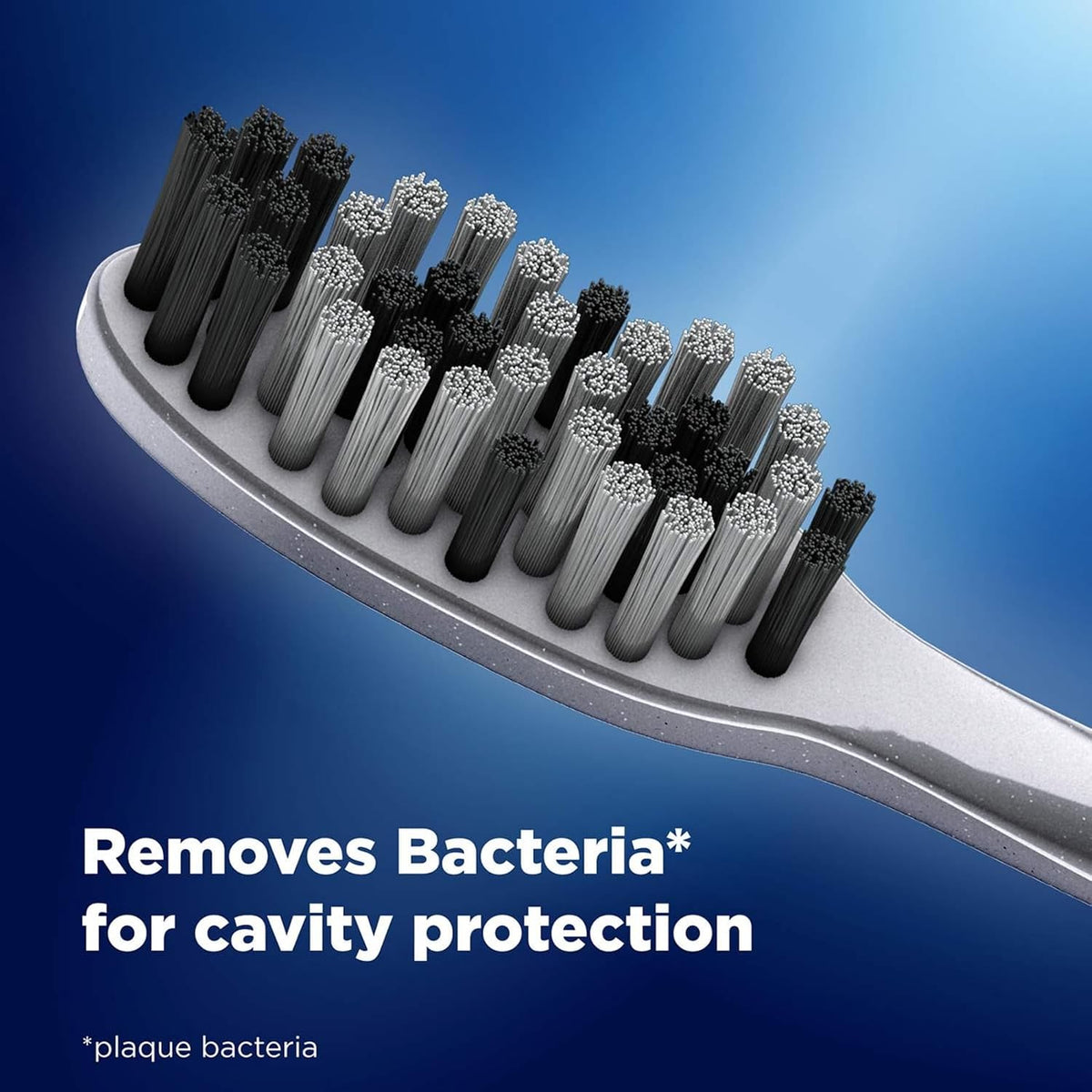 Oral-B Cavity Defense Soft Toothbrush For Adults, Charcoal Extract Soft Bristles, Removes Bacteria For Cavity Protection, Multicolour Toothbrush Set, Oral B Den