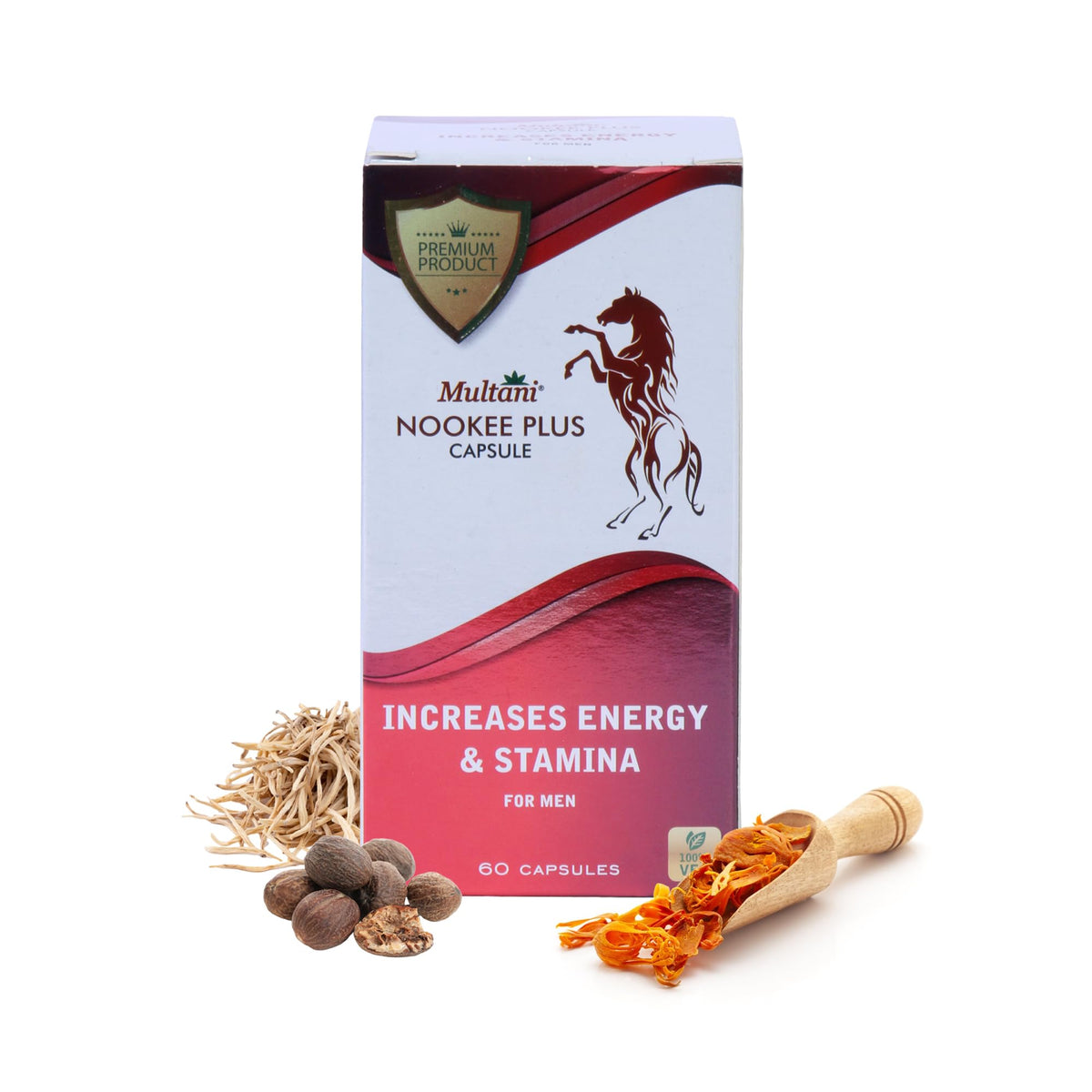 Multani Nookee Plus Capsule, 60 Veg Capsules 60 count (Pack of 1)