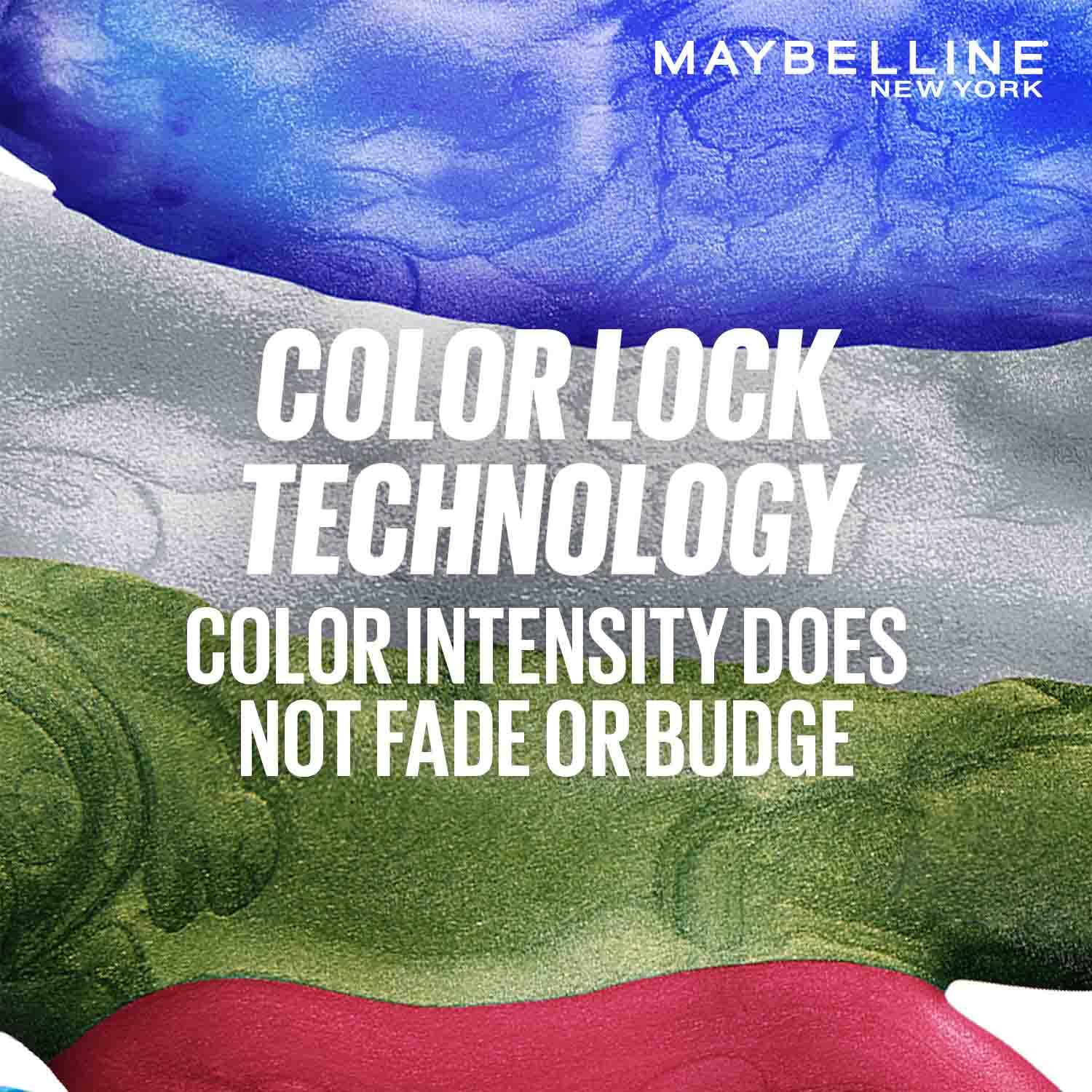 Maybelline New York Tattoo Play Metallic Green Liquid Eyeliner, Metallic | Longwear Waterproof Eyeliner, 2.1ml