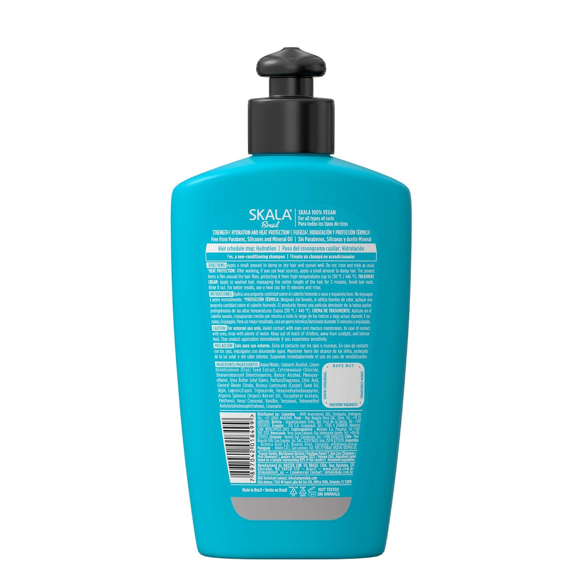 SKALA Mais Cachos 3 in 1 Leave-In Conditioner - 8.8 oz (Pack of 4) 8.8 Ounce (Pack of 4)
