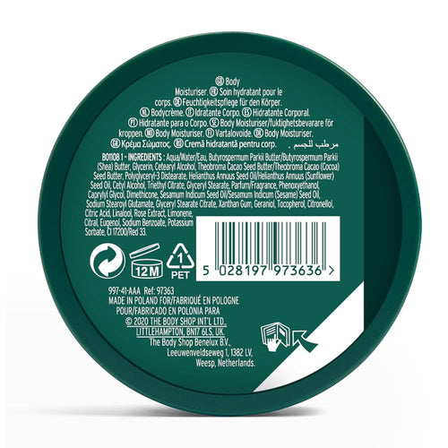 The Body Shop British Rose Body Butter – Nourishing & Moisturizing Skincare for Normal Skin – Vegan – 6.75 oz
