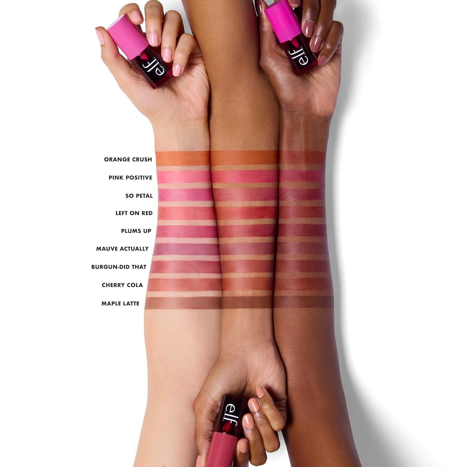 e.l.f. Sheer For It Blush Tint, Multi-Use, Long-Lasting Lip & Cheek Makeup, Creates A Natural Flush Finish, Vegan & Cruelty-Free, Cherry Cola
