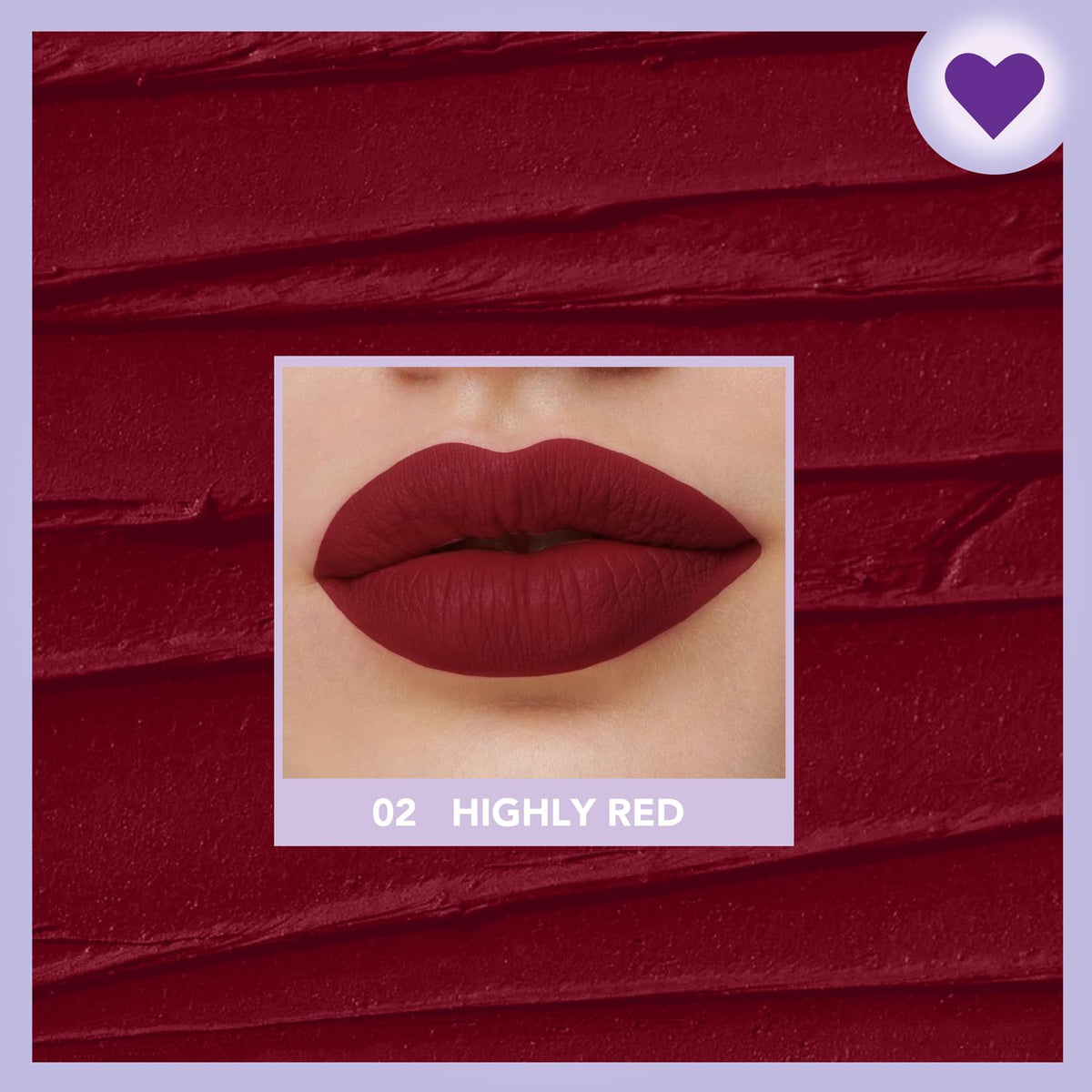 Blue Heaven Love Capsule Powder Matte Lipstick Infused With Vitamin E & Castor Oil for Intense Hydration| High Color Payoff| Matte Finish| Long Lasting Lipstick for women |Highly Red, 4gm