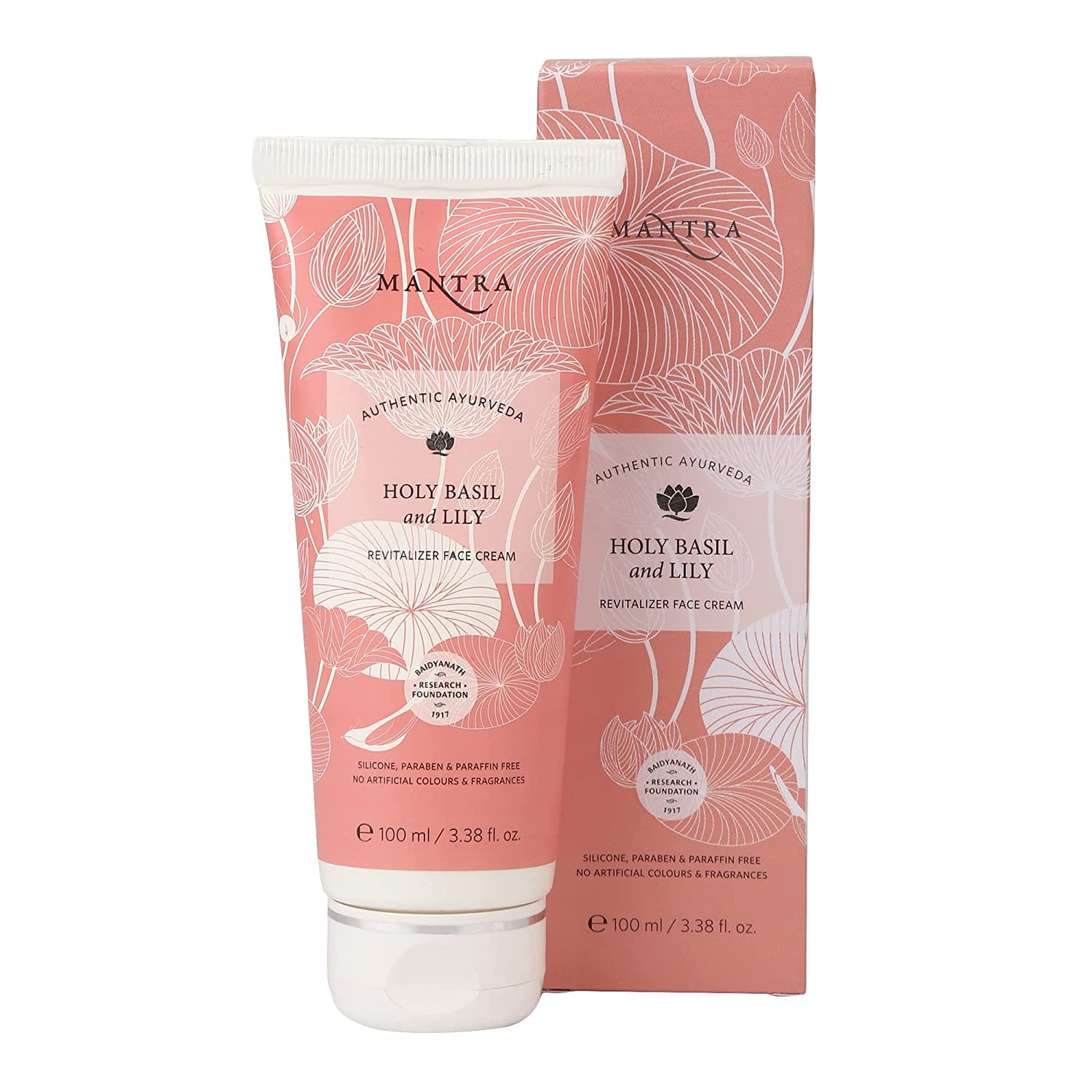 Mantra - Herbal, Ayurvedic Holy Basil & Lily Revitalizer Face Cream (100mL)