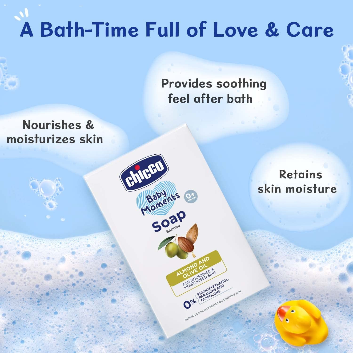 Chicco - Bm Soap 125g (Buy 3 Get 1 Free)