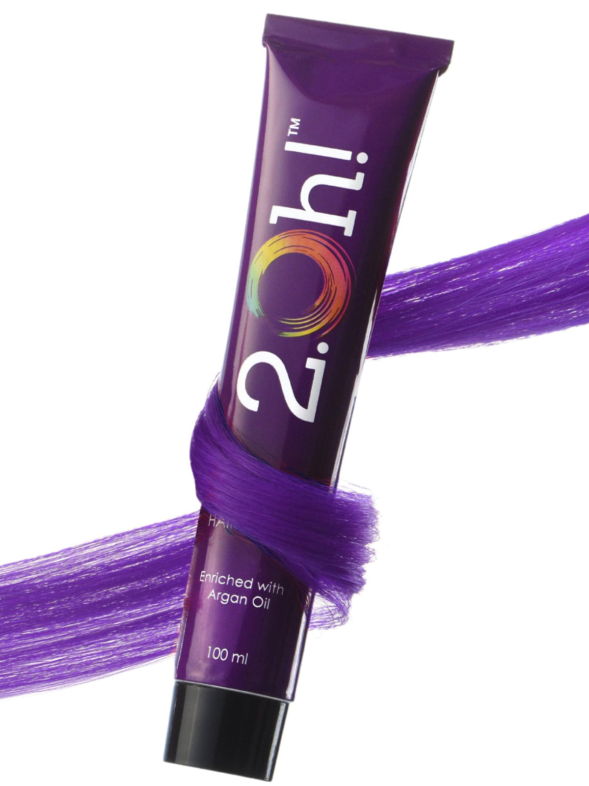 2.Oh! Italian- Violet Hair Color For Women & Men | Ammonia-Free DIY Semi Permanent Hair Color | Enriched with Argan Oil | Lasts upto 12-15 Washes Violet 100 ml