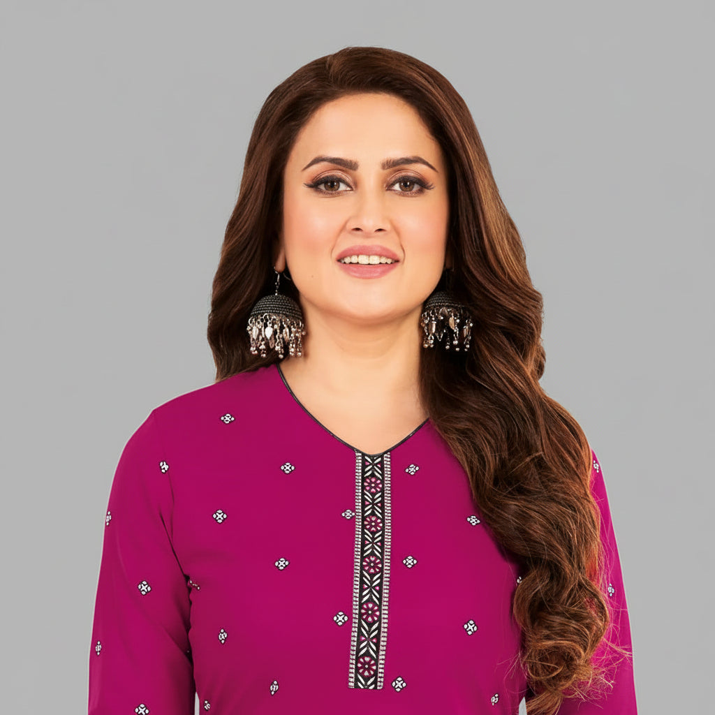 Miraan Cotton Printed Readymade Salwar Suit For Women (MIRAANSANRAN2158) 2XL