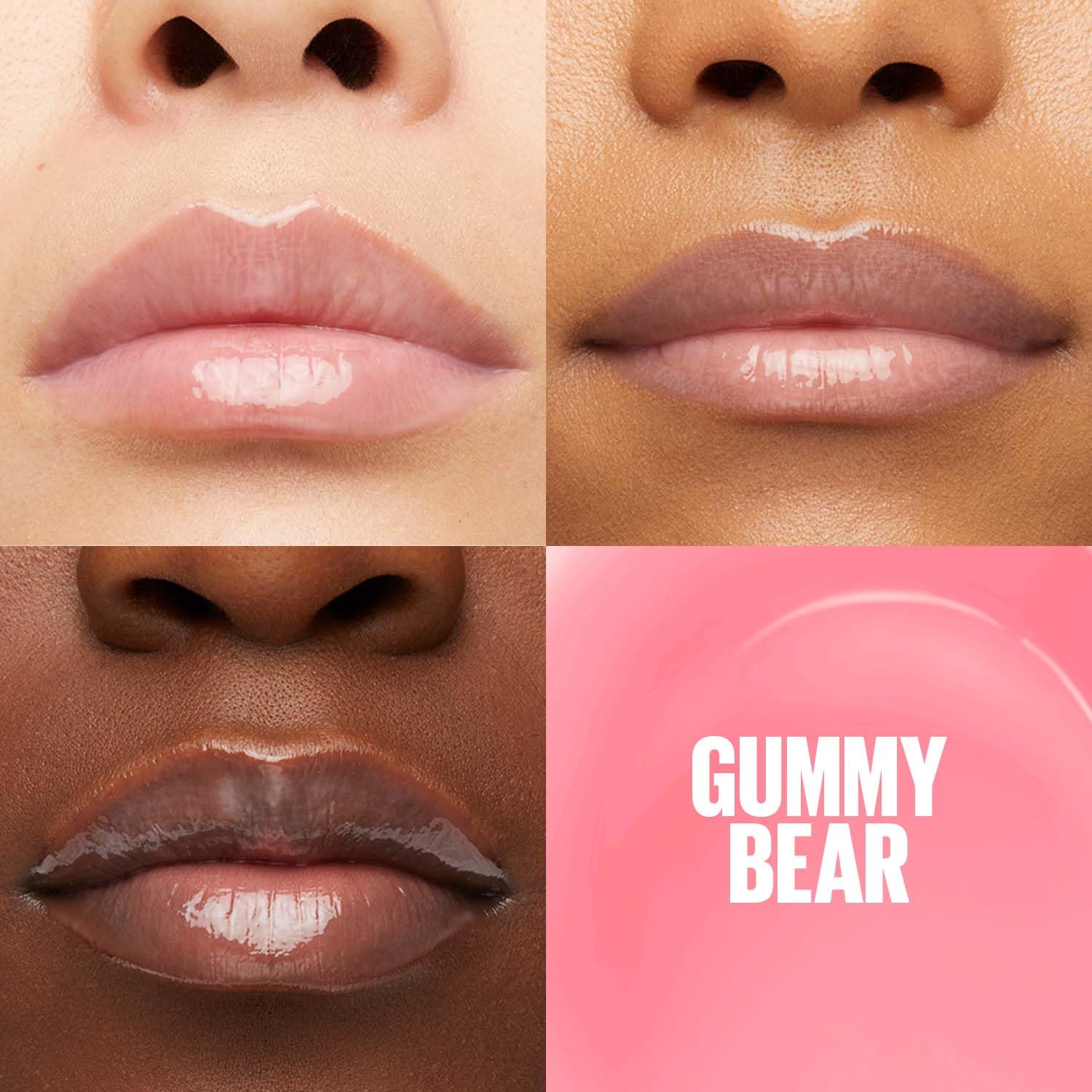 Maybelline New York Lifter Gloss Hydrating Honey'd Lip Gloss with Hyaluronic Acid |Gummy Bear, 5.4ml