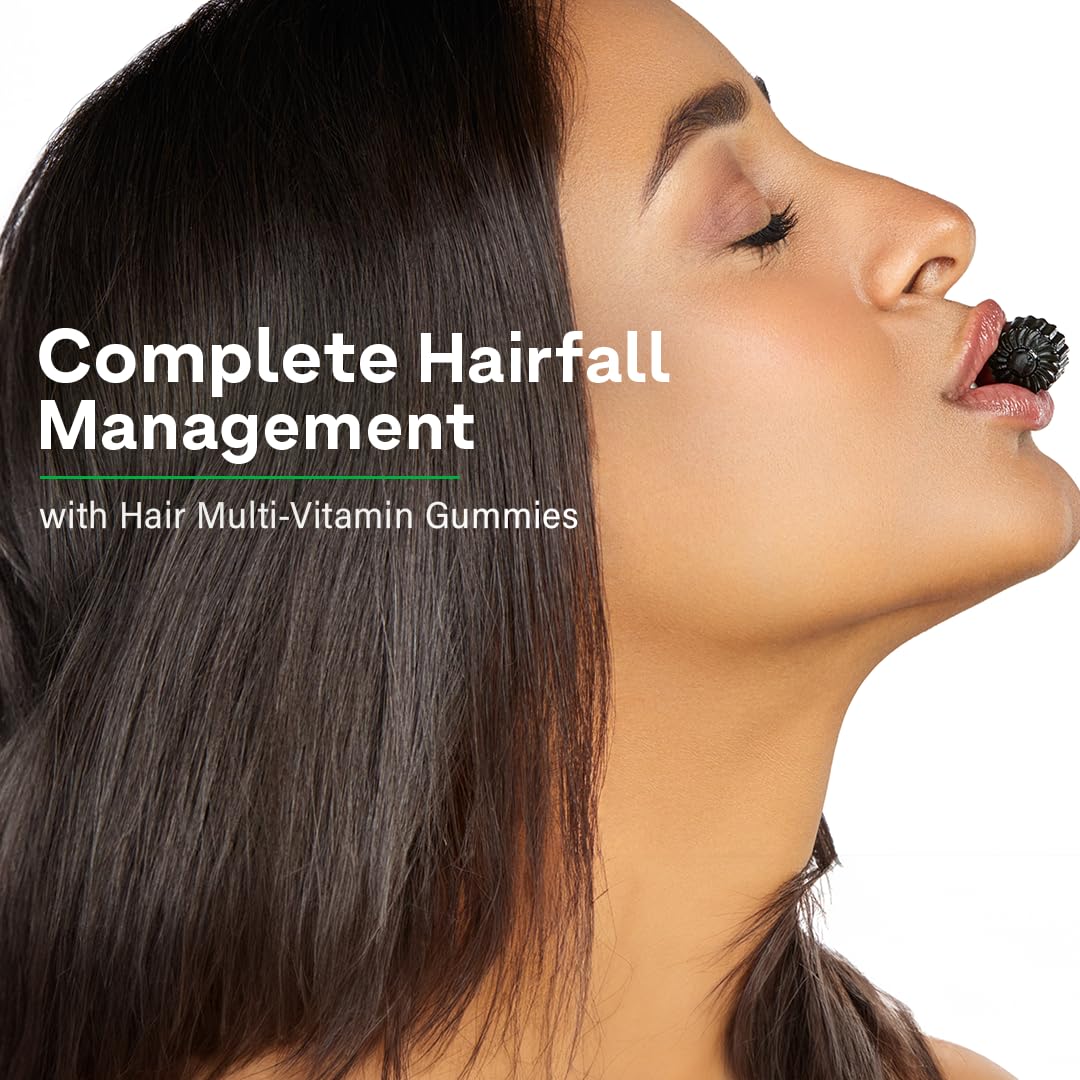 OZiva Hair Vitamins, Hair Growth, Hair Fall Control, Mango, 30 Gummies