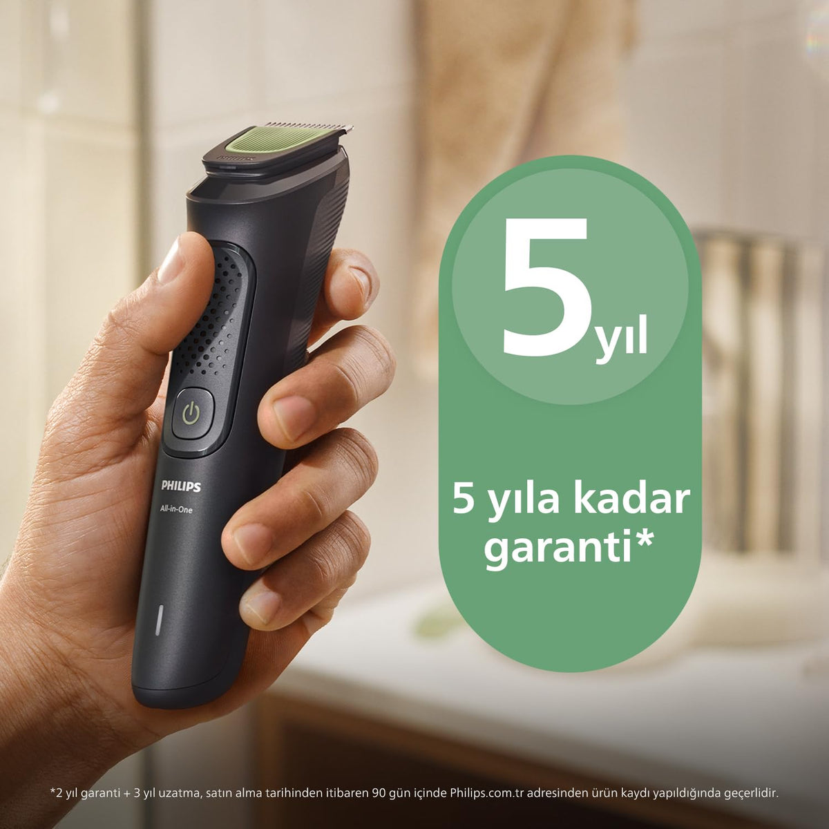 Philips Multigroom 3000 Series All-in-one 9-Piece Trimmer – Shaver and Hair Clipper for Face, Head & Body, Self-Sharpening, Skin-Friendly Blades, 12 Length Sett