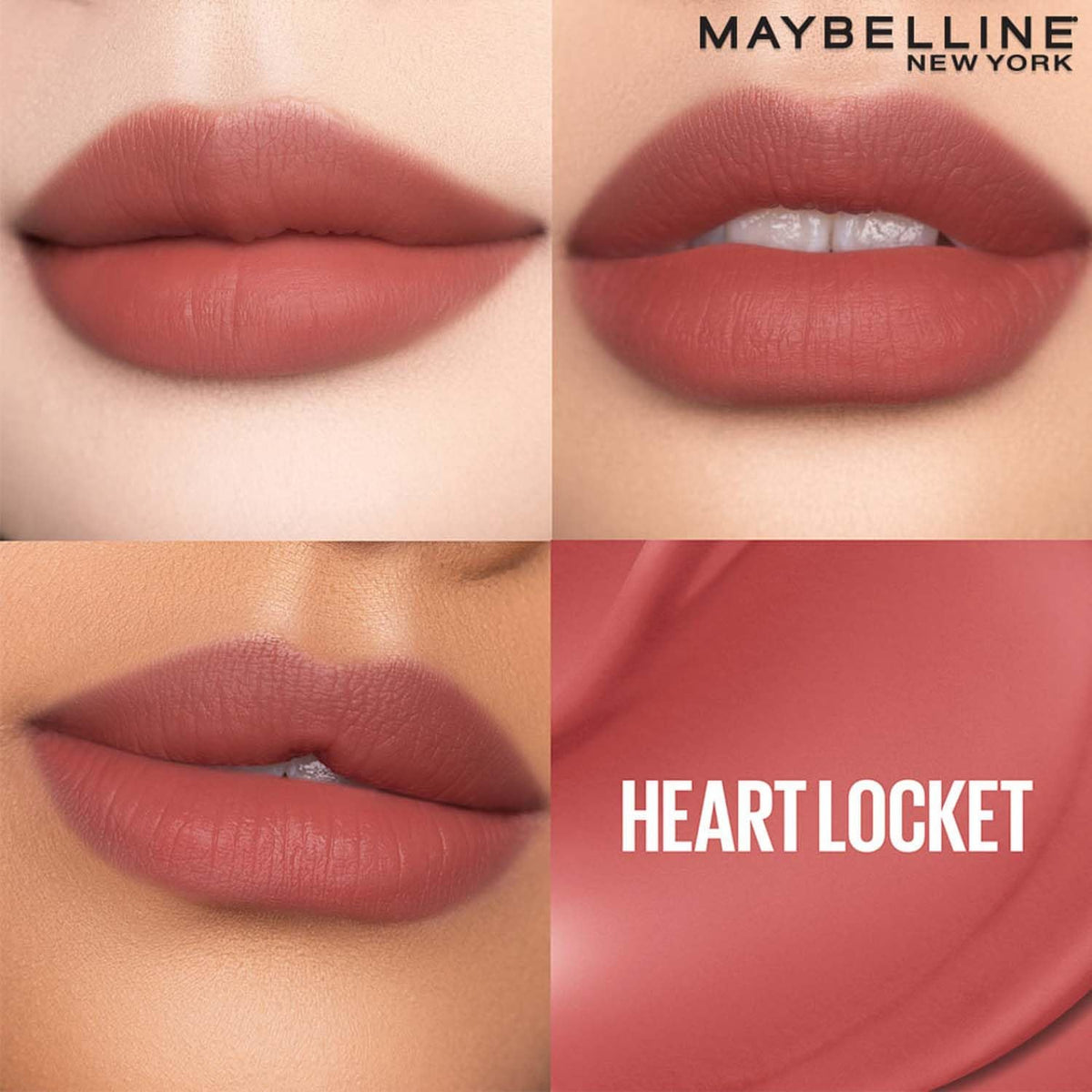 Maybelline New York Superstay Teddy Tint, Lip and Cheek Color, Heart Locket Heart Locket 5 ml (Pack of 1)