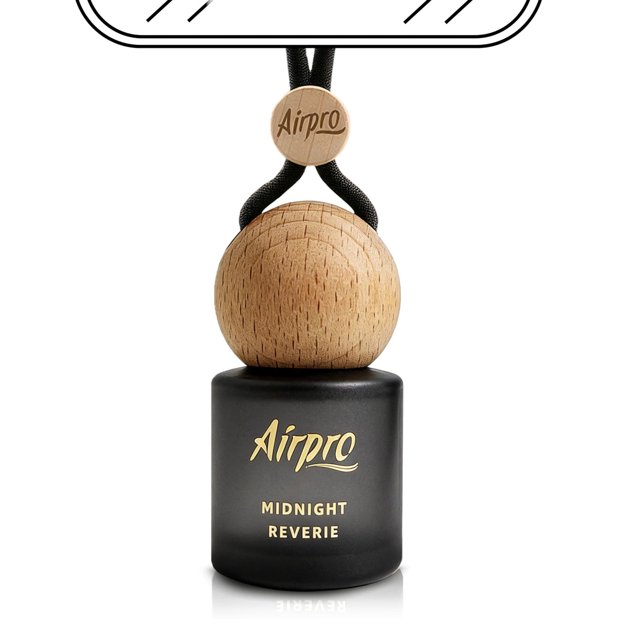 Veil Midnight Reverie Wooden Hanging Car Air Freshener 8ML - Pack of 1 Midnight Reverie 8 ml (Pack of 1)