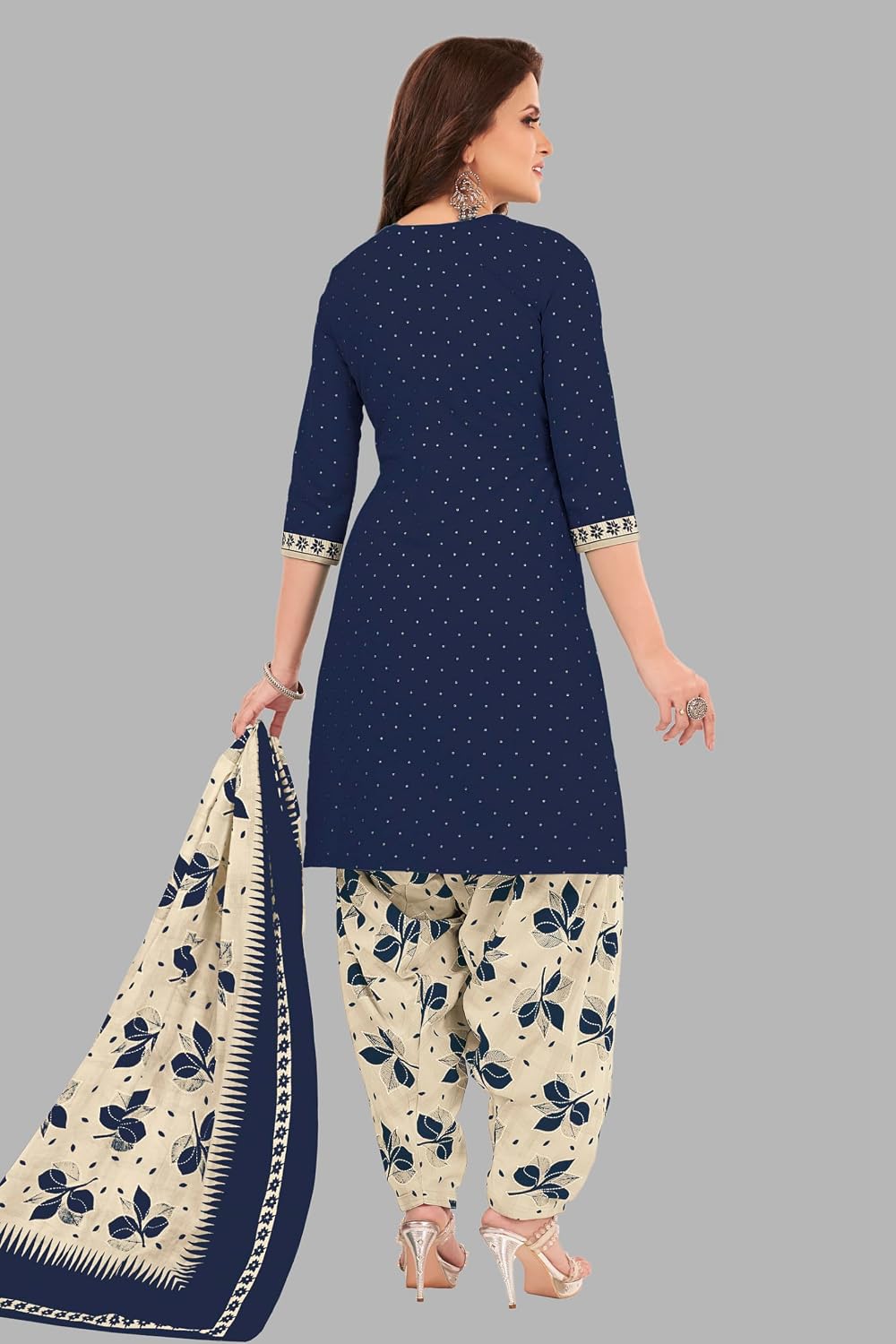 Miraan Cotton Printed Readymade Salwar Suit For Women (MIRAANSANRAN2161)