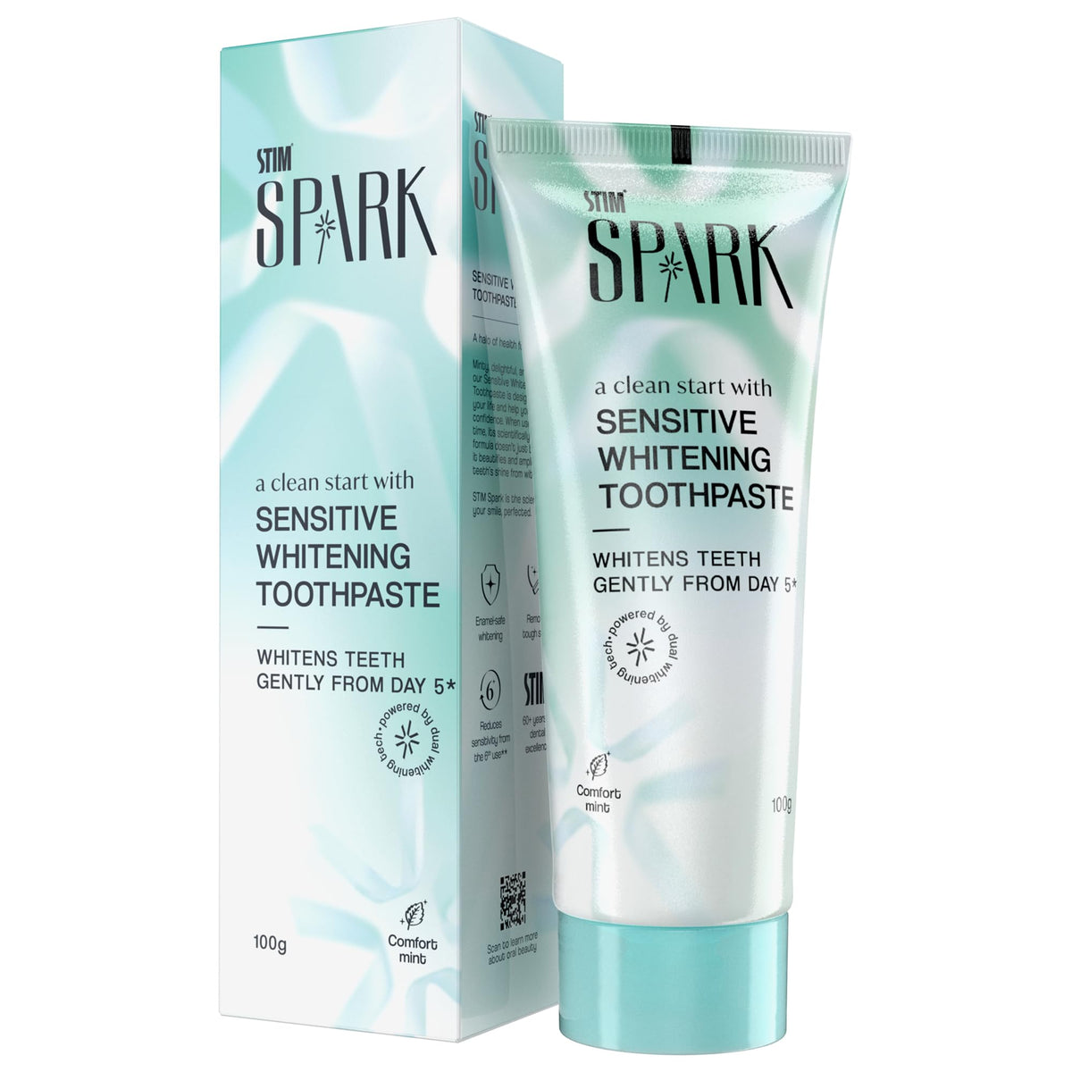 STIM Spark Sensitive Whitening Toothpaste for Sensitive Teeth