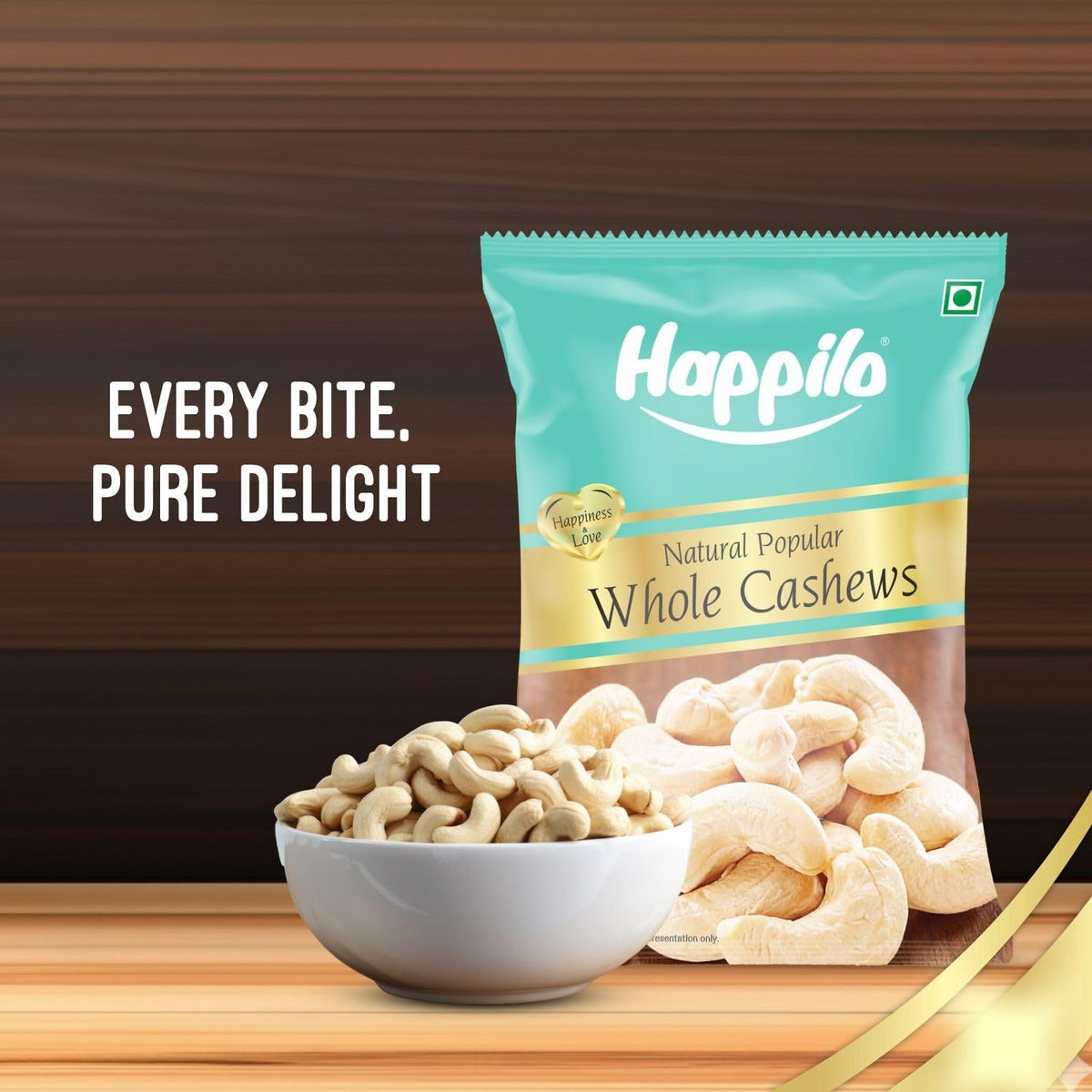 Happilo Natural Popular Cashews 400g Value Pack | Dry Fruits, Kaju, Healthy Snacks | Unsalted Cashew Nuts | Crunchy, Nutritious & Delicious Nuts | Rich in Prote