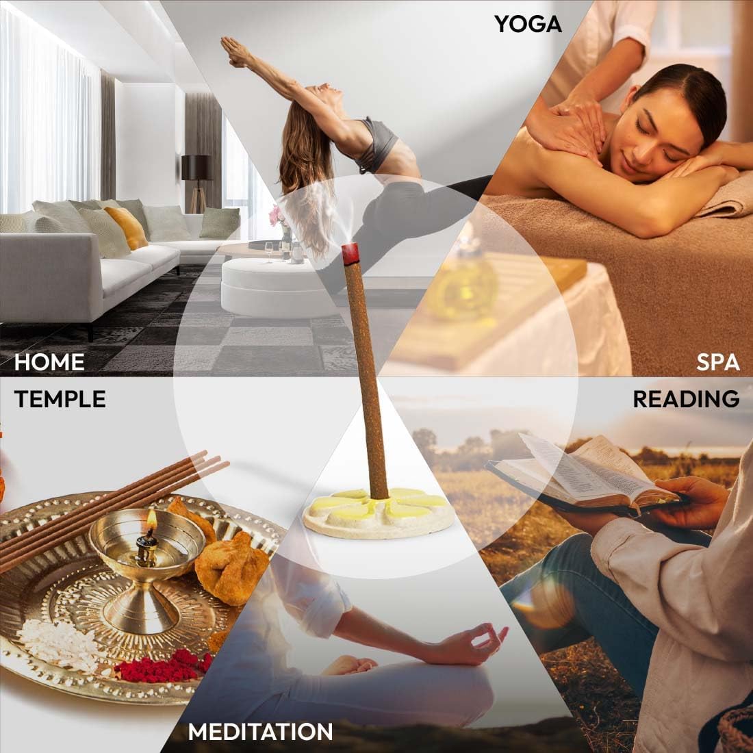 Ponds Flavour Fragrance Dhoop Stick (100 GM) - Pack of 3, Natural Dhoop Stick for Pooja, Long Lasting Fragrance for Daily Pooja, Meditation, Home Freshness, Pos