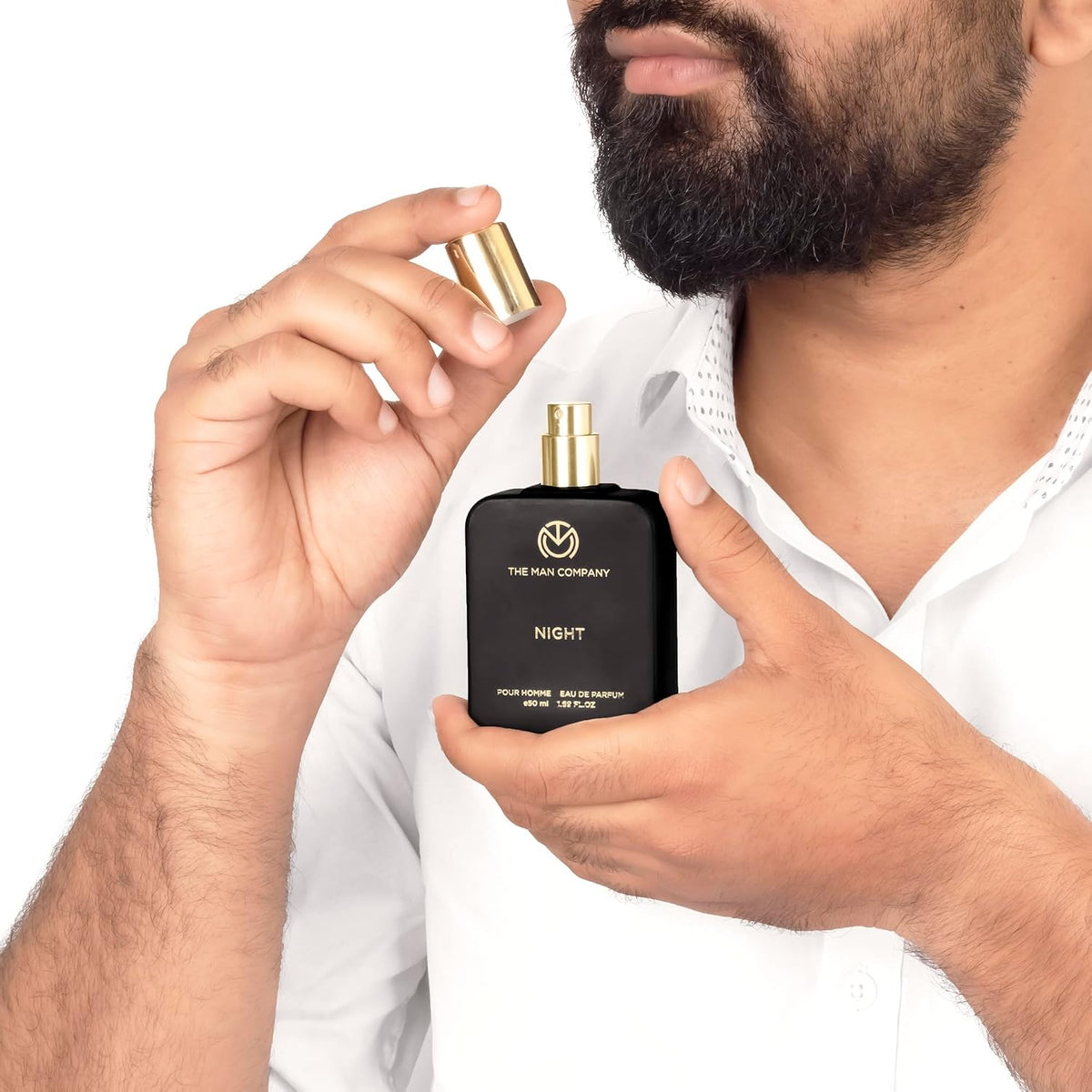 The Man Company Night Perfume for Man - 50ml | Premium Long Lasting Fragrance | Citrusy, Exotic & Woody | Gift For Man | Date Night Body Spray | Valentine Gift
