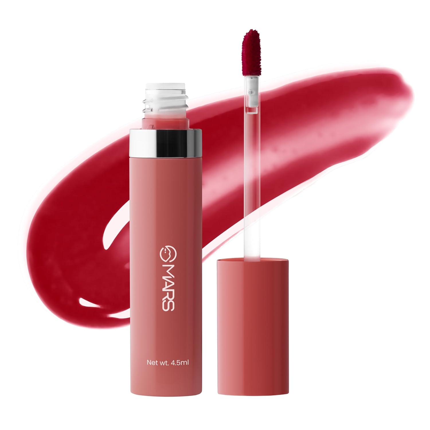 MARS Drip Lip Tint for Women (4.5 ml) (07-Pomelo Drip) | Lightweight & Long-Lasting | Comfortable Long Wear | Non-patchy Reapplication |Buildable Color, Glossy Finish