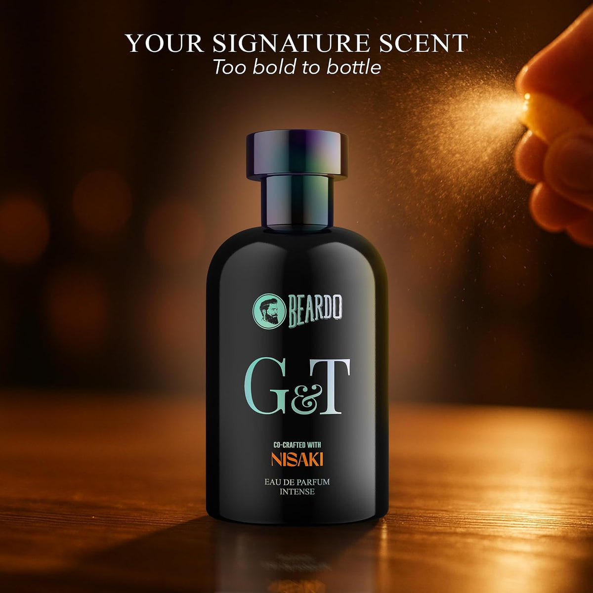 Beardo G&T Premium Perfume For Men 100ml | Eau De Parfum, Citrusy, Spicy, Woody Premium Scent | Perfume For Men Long Lasting Smell | Premium Gift For Man | Perf