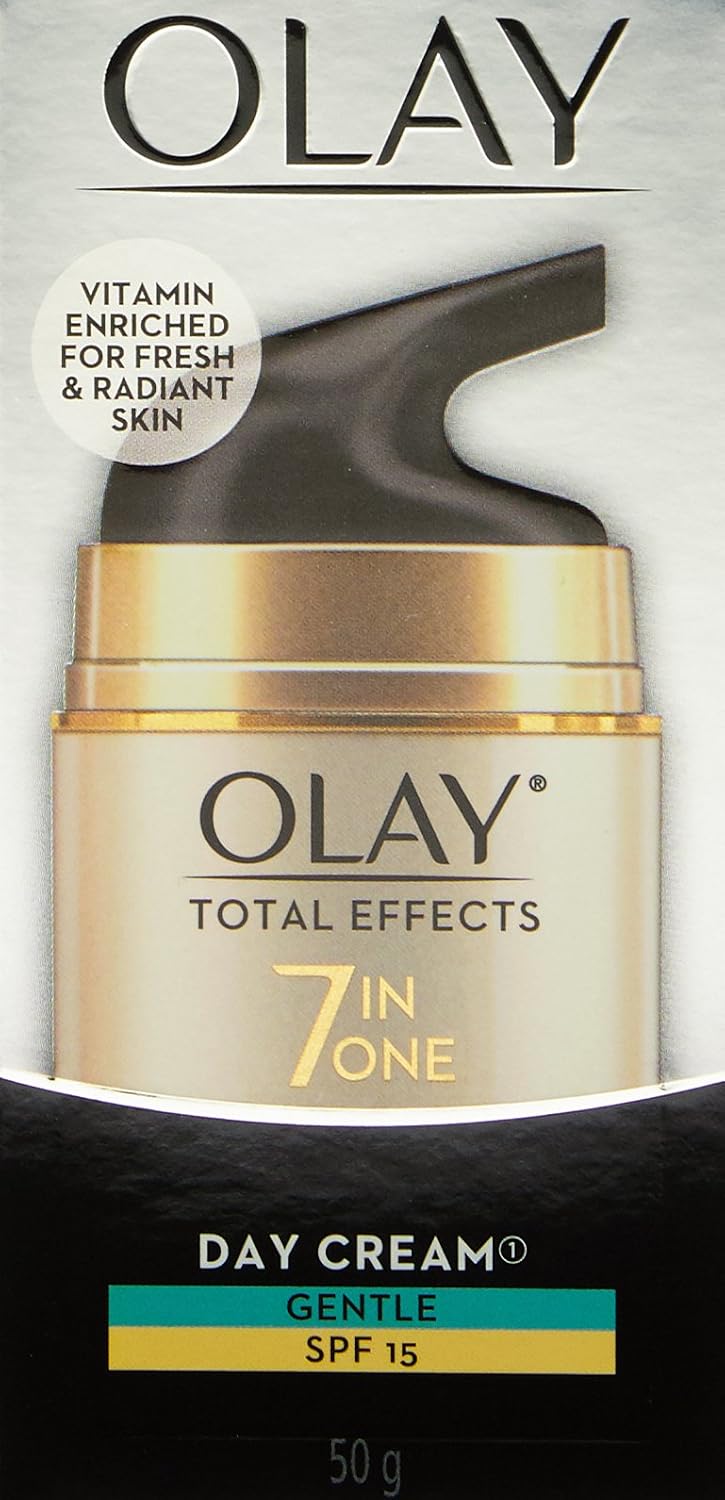 Olay Total Effects Anti Ageing Skin Cream (Moisturizer)| Fights 7 Signs of Ageing | With Niacinamide and Green Tea Extracts | Normal, Oily, Dry, Combination Ski