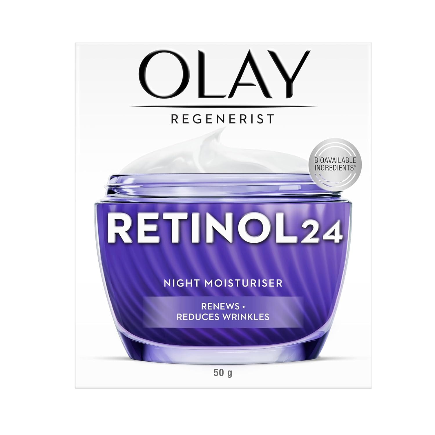Olay - Regenerist Retinol 24 Night Moisturiser Cream (50g)
