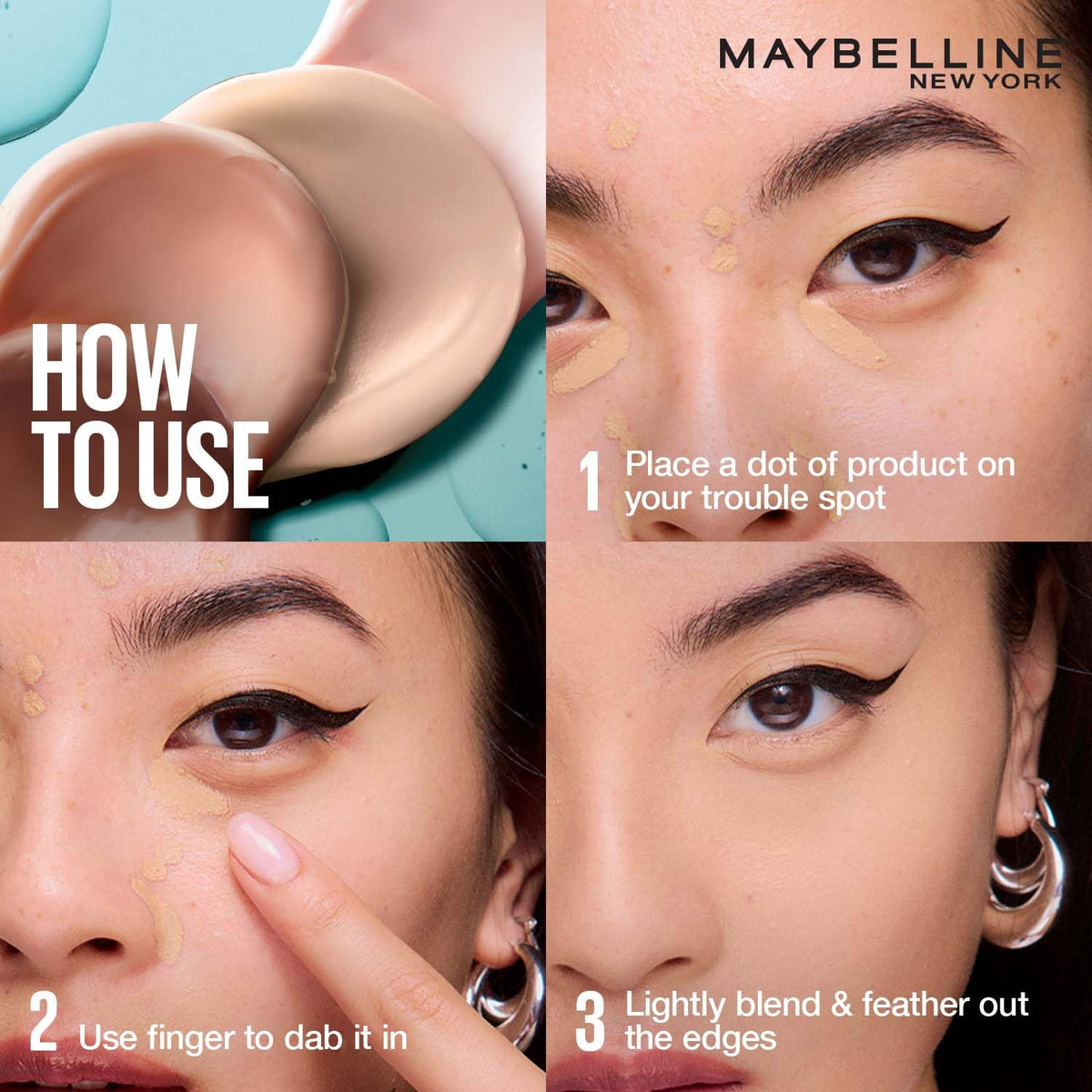 Maybelline New York Fit Me Spot Rescue Concealer, 45