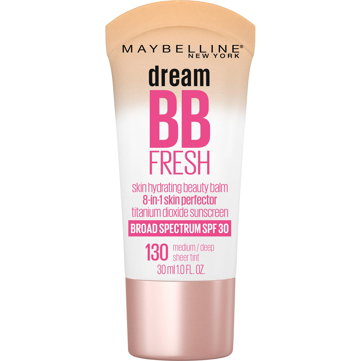Maybelline Dream Fresh Medium Coverage Dewy Bb Cream For Normal Skin, Medium/Deep, 30Ml 29.57 ml (Pack of 1) As shown Picture
