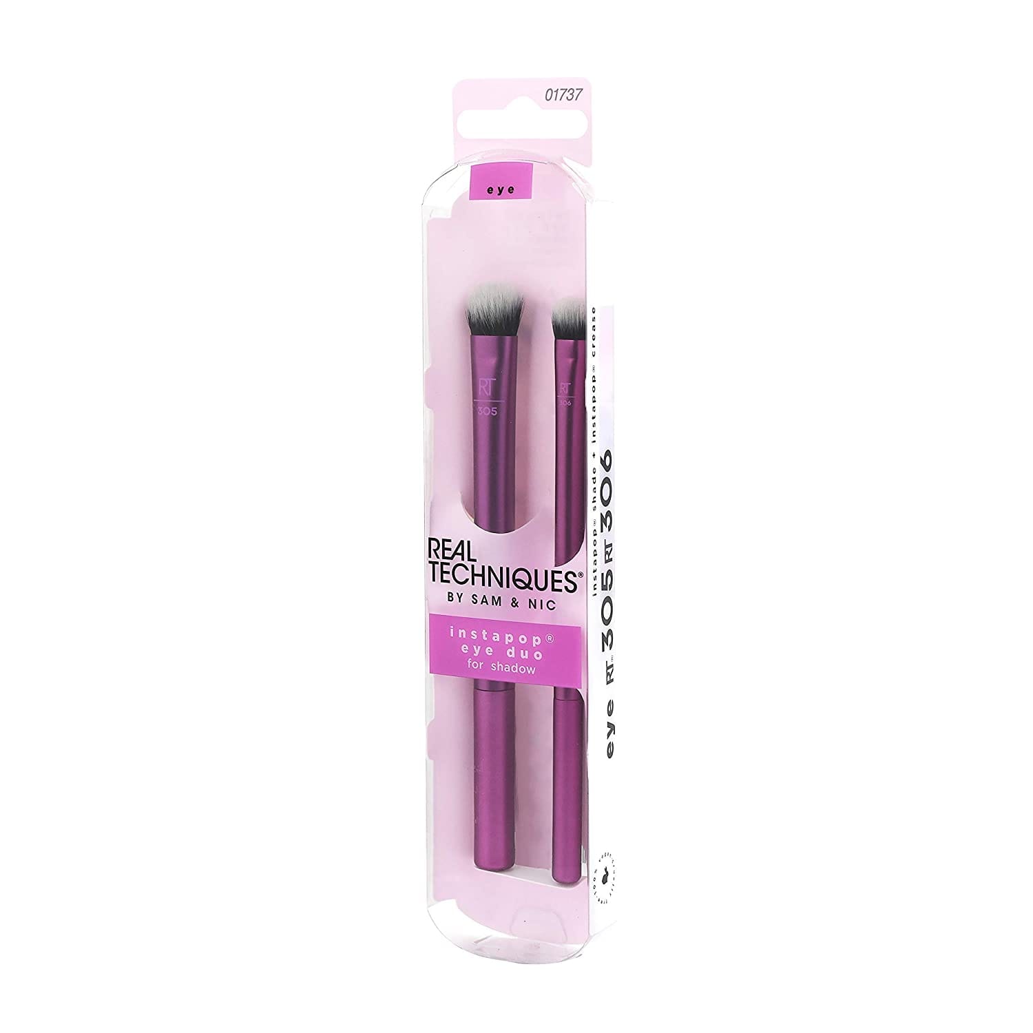 Real Techniques - Insta Pop Eye Brush Duo - 01737