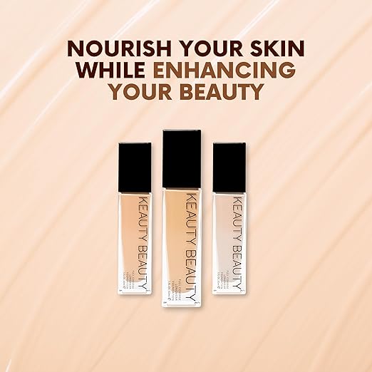 KEAUTY BEAUTY FULL COVERAGE LONG WEAR FOUNDATION 30ml 01