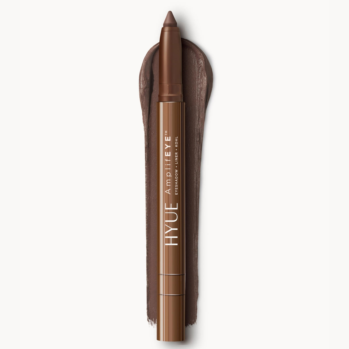 HYUE AmplifEYE™ 3-in-1 EYE Crayon | Eyeshadow - Liner - Kohl | Cold Brew | Creamy Multi-Use Stick with in-built Sharpener and Smudger | High-Pigment Formula wit