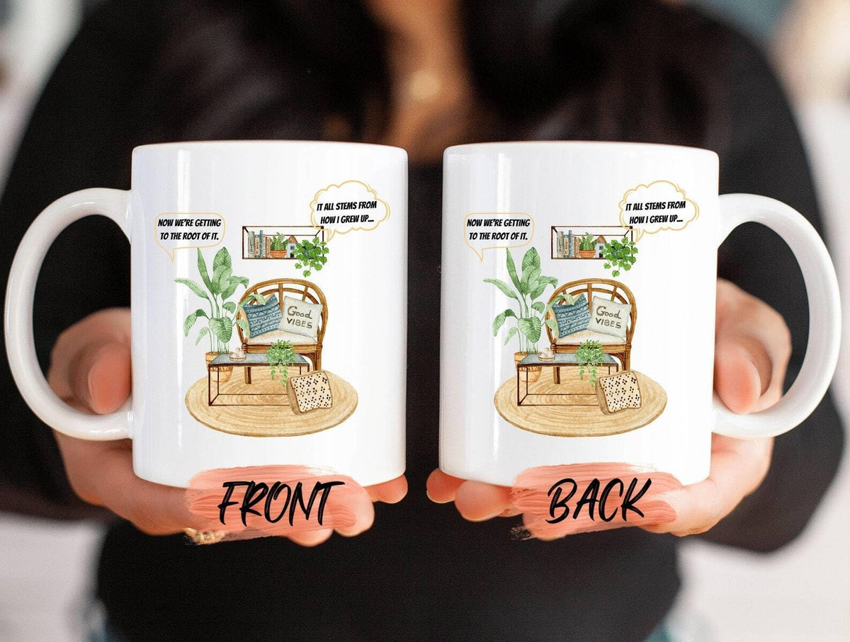 Funny Therapist Mug Be Kind to Your Mind Mental Health Matters Mug for Men and Printed Coffee and Tea Ceramic Mug- 320 ML Ceramic Coffee Mug 1044