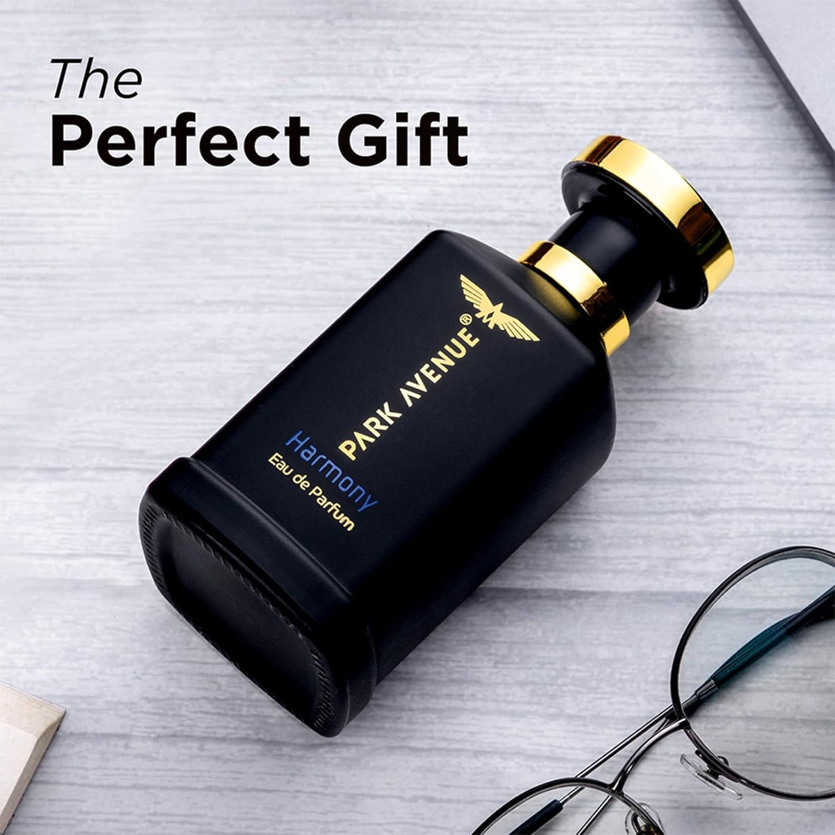 Park Avenue Harmony, Eau De Parfum Men, 100ml | Long Lasting Perfume for Men | Premium Luxury Fragrance Scent | Aromatic Blend of Patchouli, Musk & Vetiver | Su