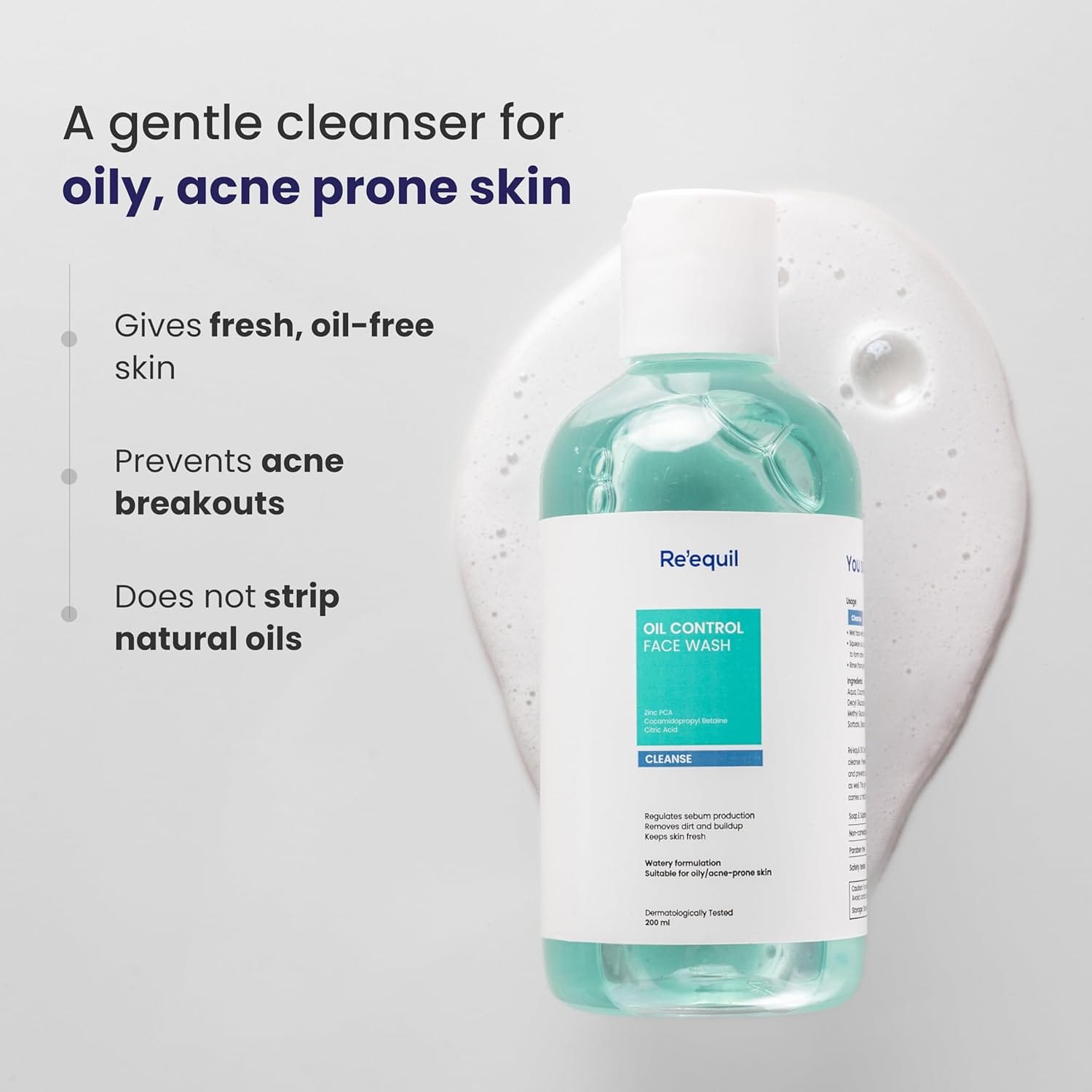 Re'equil - Oil Control Face Wash (200ML)