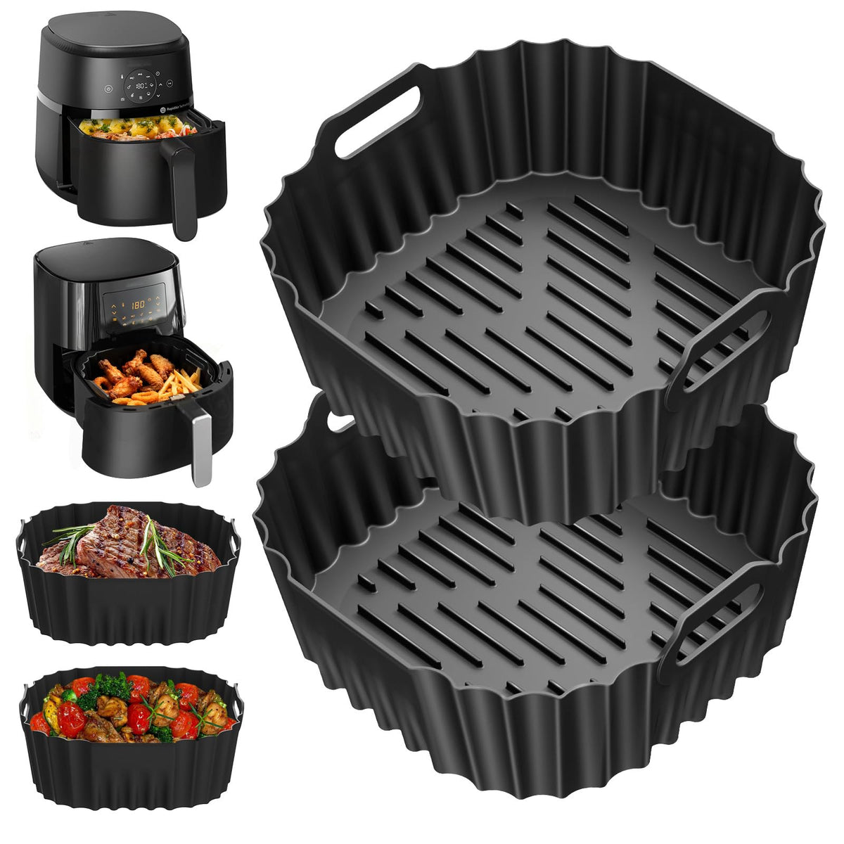 Hot Air Fryer Silicone Mould for Philips 4.2L NA229/00 & 6.2L HD9270/90