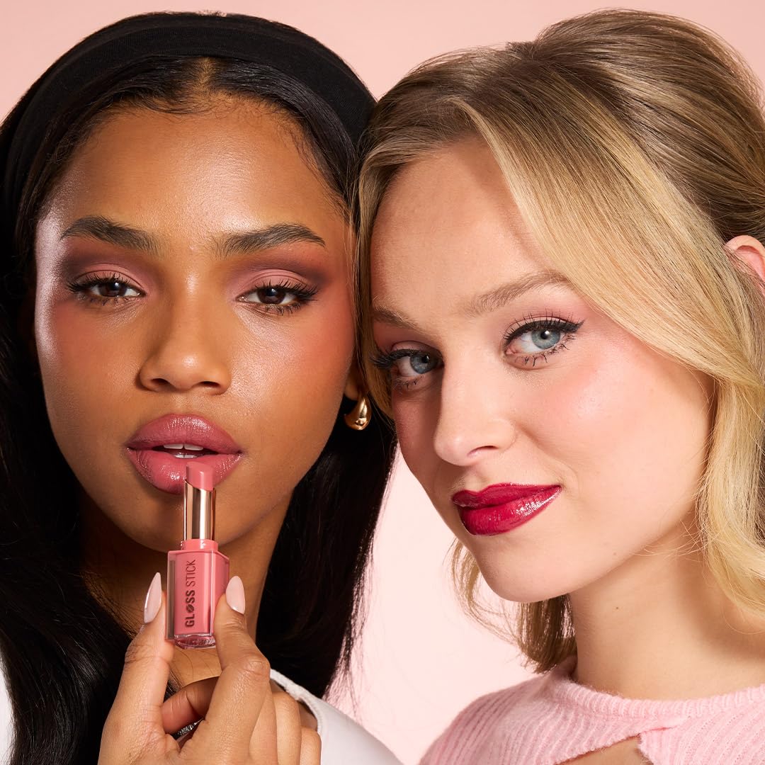 Revolution Pout Lip Gloss Stick – Creme Brulee Mauve | Juicy Tint with Glossy Balm Finish | Moisturizing, Lightweight & Non-Sticky | Vegan & Cruelty-Free | 3g