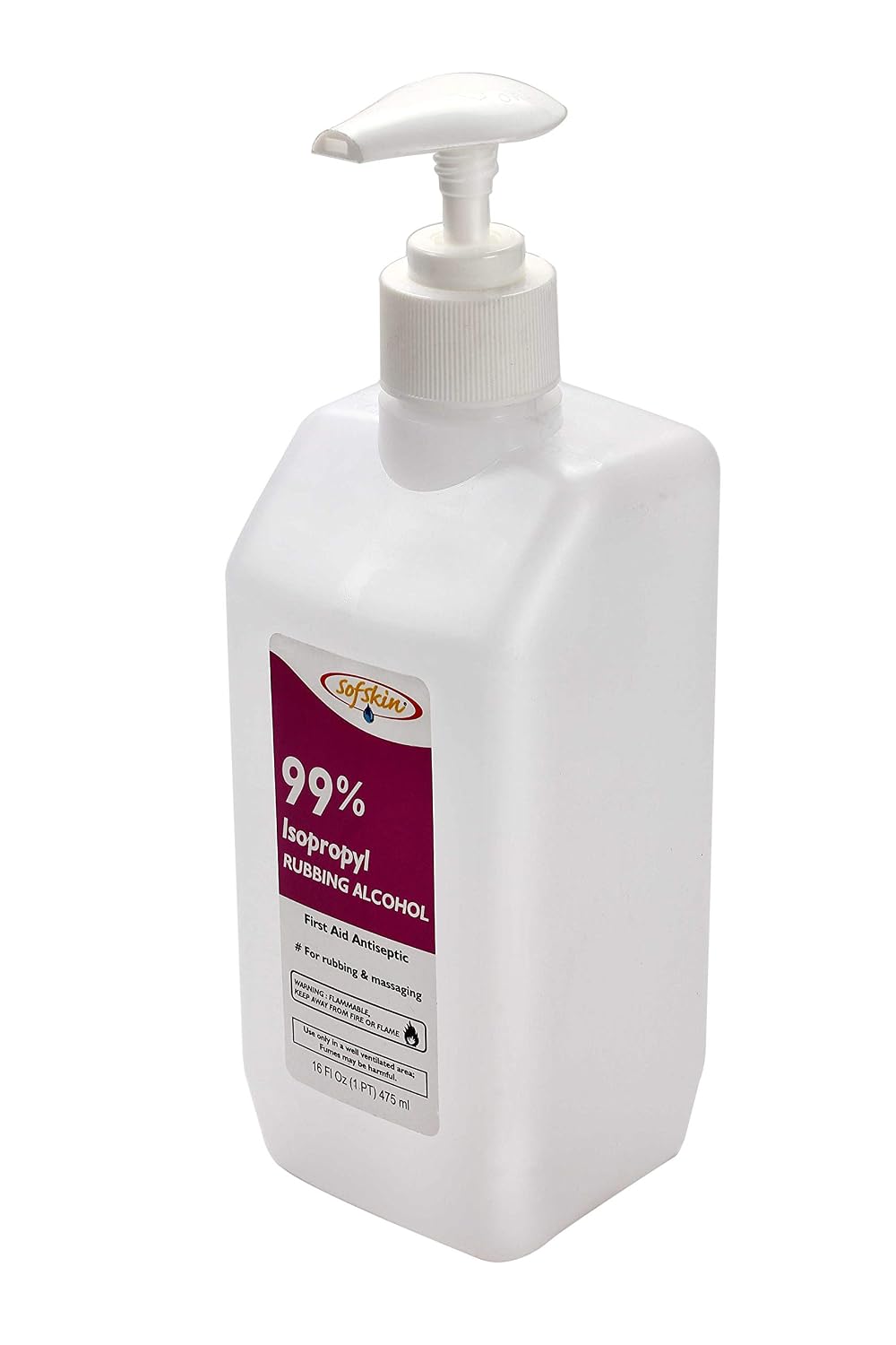 (American Brand) Iso Propyl Alcohol 99% (Anti Virus Sanitizer) 475 ML with Spray Jet. Also Good for cleaning Laptop, Mobile, Window Pans, Washing Baby Clothes t