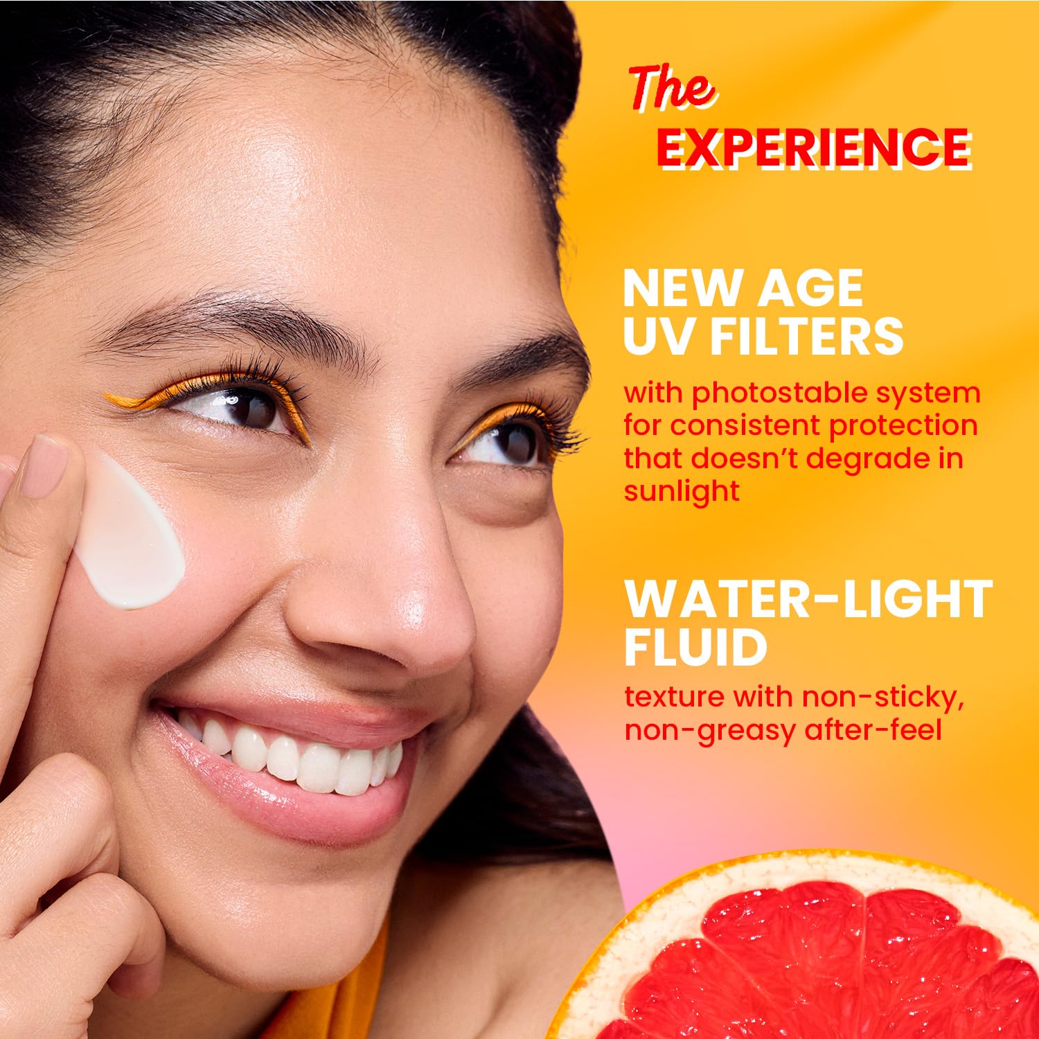 Dot & Key Vitamin C + E Super Bright Sunscreen In-Vivo Tested SPF 50+ PA++++ With New-Age UV Filters, Water-Light Fluid, Boosts Glow, Reduces Dullness & Dark Spots, Checks Tanning, No White Cast | 80G,Pack Of 1