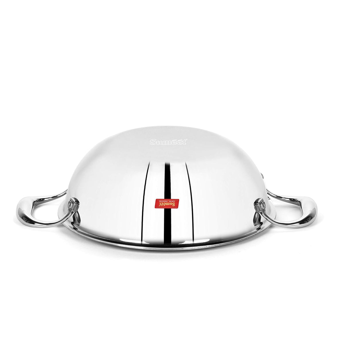Sumeet Cook Smart TriPly Steel-Aluminium-Steel - 3 Layers Kadhai - 3.25Ltr - 26Cm 3.25 Liter