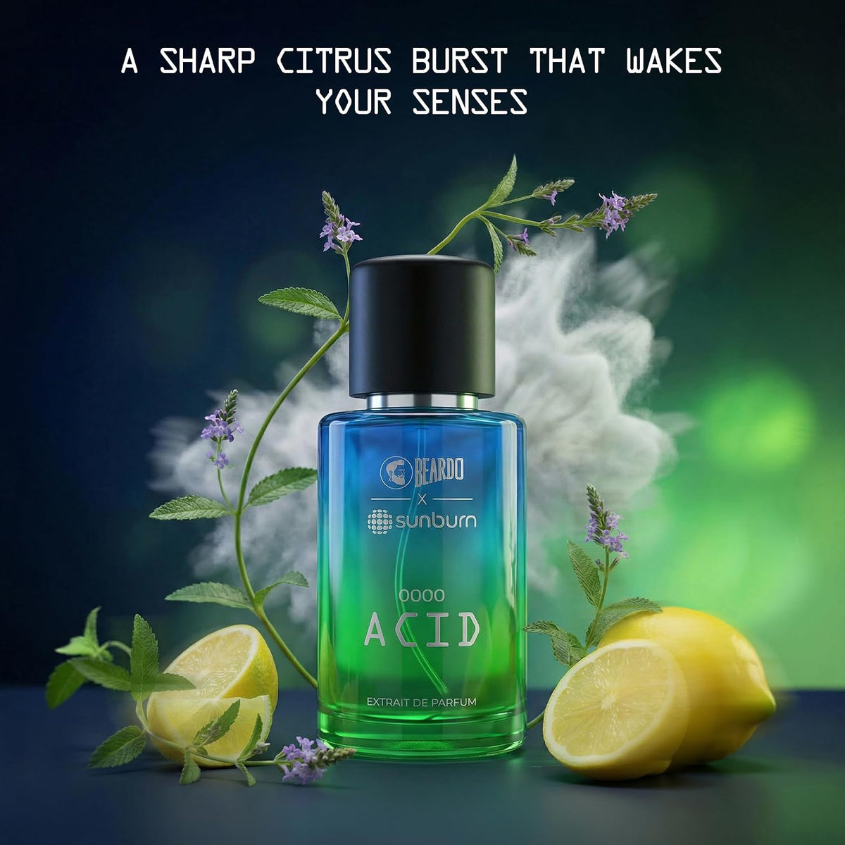 BEARDO ACID X SUNBURN Perfume for Men 30ml | Extrait De Parfum | Citrusy & Aromatic | Long Lasting Fragrance | Premium Gift For Man | Perfume For Man 30 ml (Pac