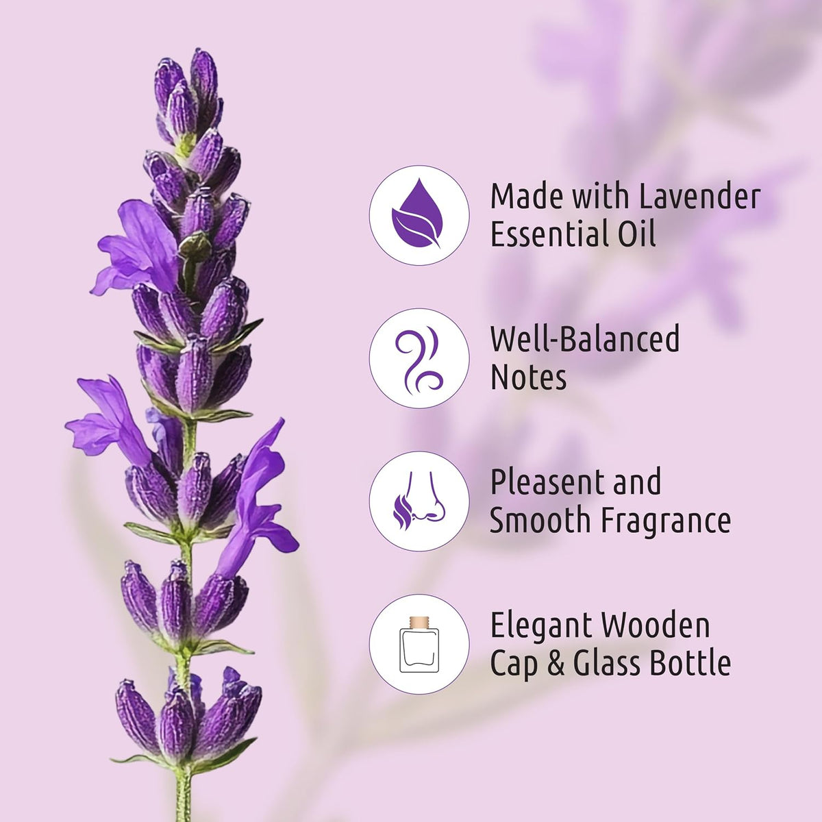 PULCHER Long Lasting Car Fresheners - Assorted Combo Pack of 4 (Musk + Aqua + Lavender + Rose Oud) | Luxury perfume for car crafted with Natural Essential Oil |