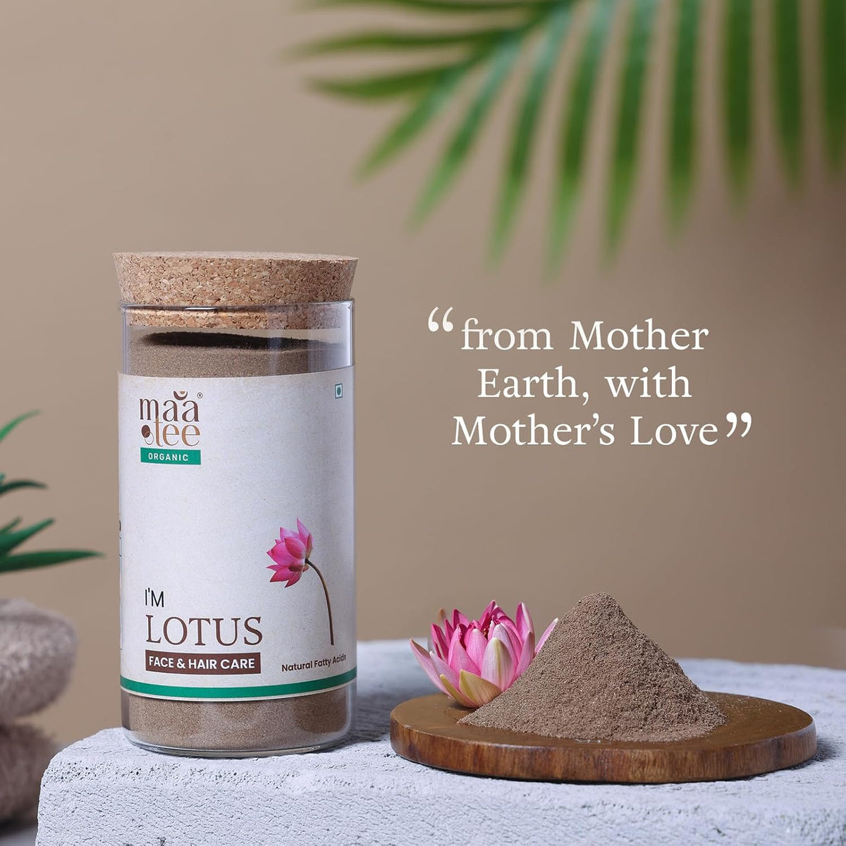 Lotus Powder for Face & Hair Care to Combat Skin Aging & Enhance Scalp Health I 100% Pure & Natural I For All Skin & Hair Types I Unisex I 100 gm