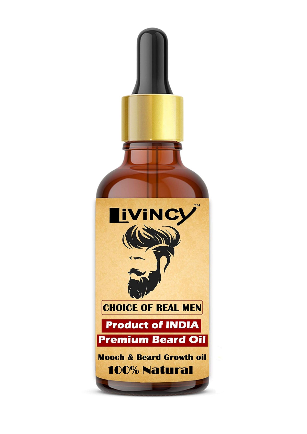 Natural Beard Hair Growth Oil For Men, Nourishes & Strengthens Uneven Patchy Beard (30 ml) Pack Of 1