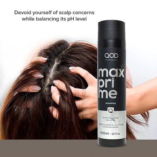 Qod Professional - Max Prime After Treatment Shampoo , Sulphate Free , Sodium Chloride Free (300ml)