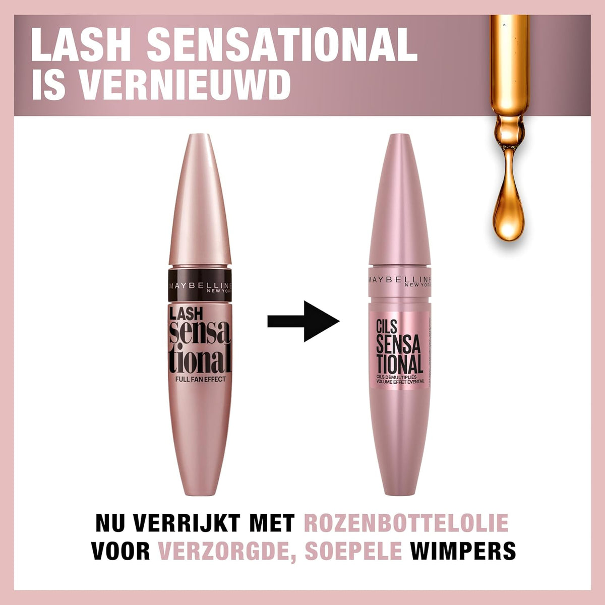 Lash Sensational by Maybelline Intense Black 9.5ml