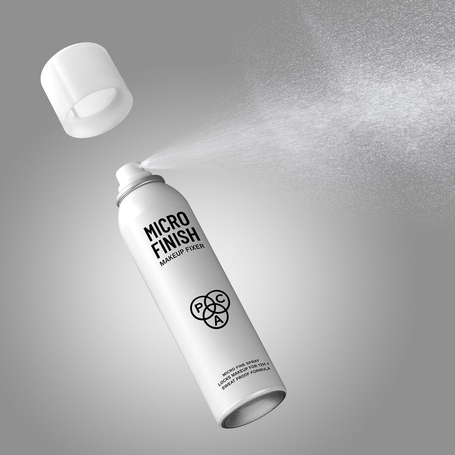 PAC Micro Finish Makeup Fixer Spray | Quick Drying Microfine Mist with Sweatproof Transferproof Formula | Lightweight & Non-Sticky Makeup Setting Spray | 120ml