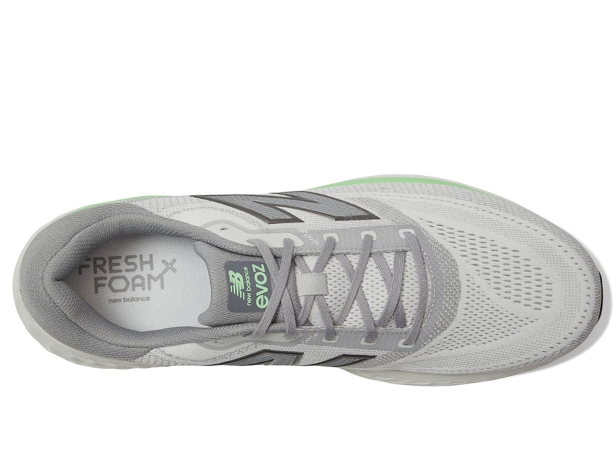 New Balance Men's Fresh Foam X Evoz V4 Shoes 9.5 UK (10 US) Grey Matter/Slate Grey/Electric Jade