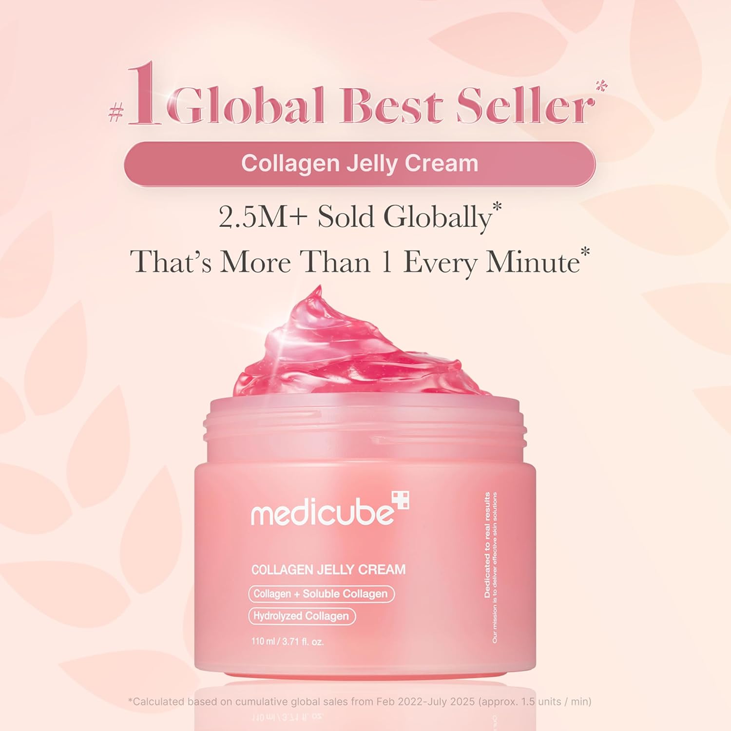 Medicube Collagen Jelly Cream- Niacinamide & Freeze-Dried Hydrolyzed Collagen - Boosts skin's barrier hydration and gives 24h Glow & Lifted Look - No artificial color, Korean skincare (3.71 fl.oz.)