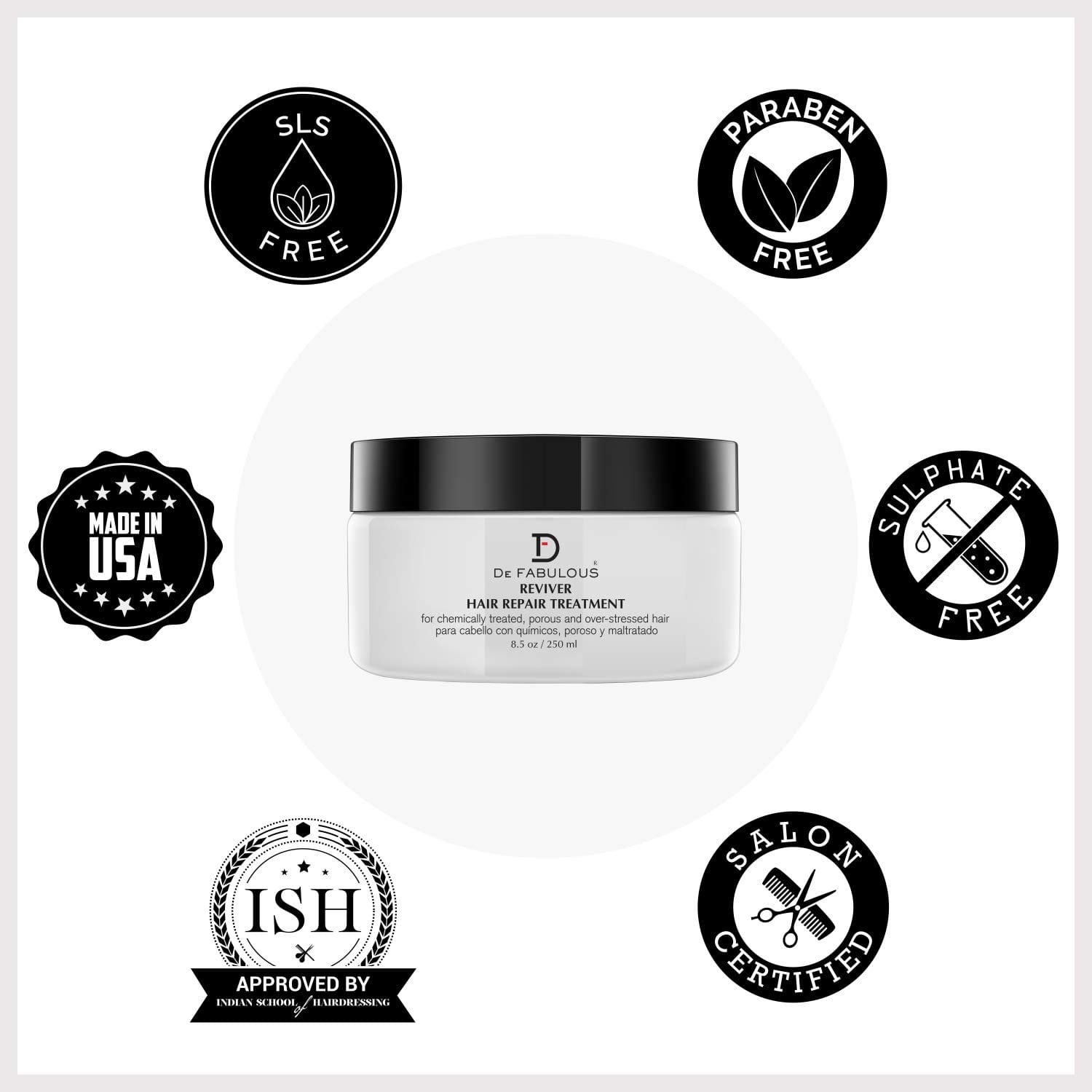 De Fabulous - Reviver Hair Repair Treatment (250mL)